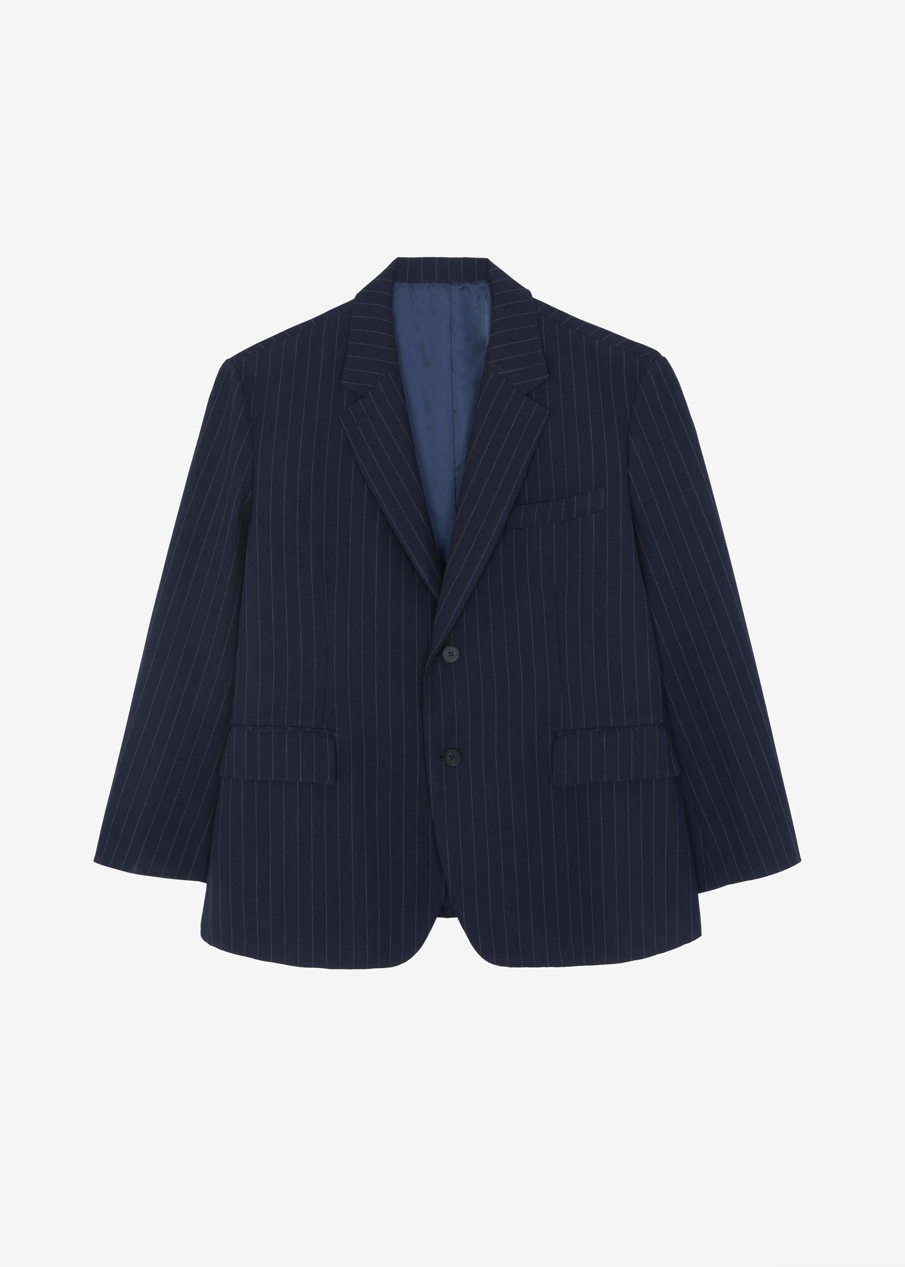 Beo Blazer - Navy/White Pinstripe - 10