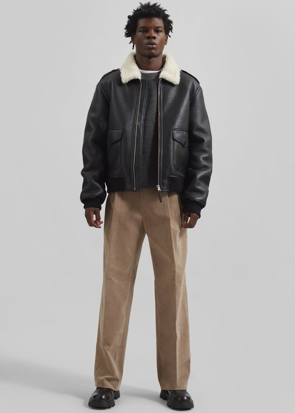 Beo Corduroy Suit Pants - Latte The Frankie Shop Beo Corduroy Suit Pants - Latte The Frankie Shop