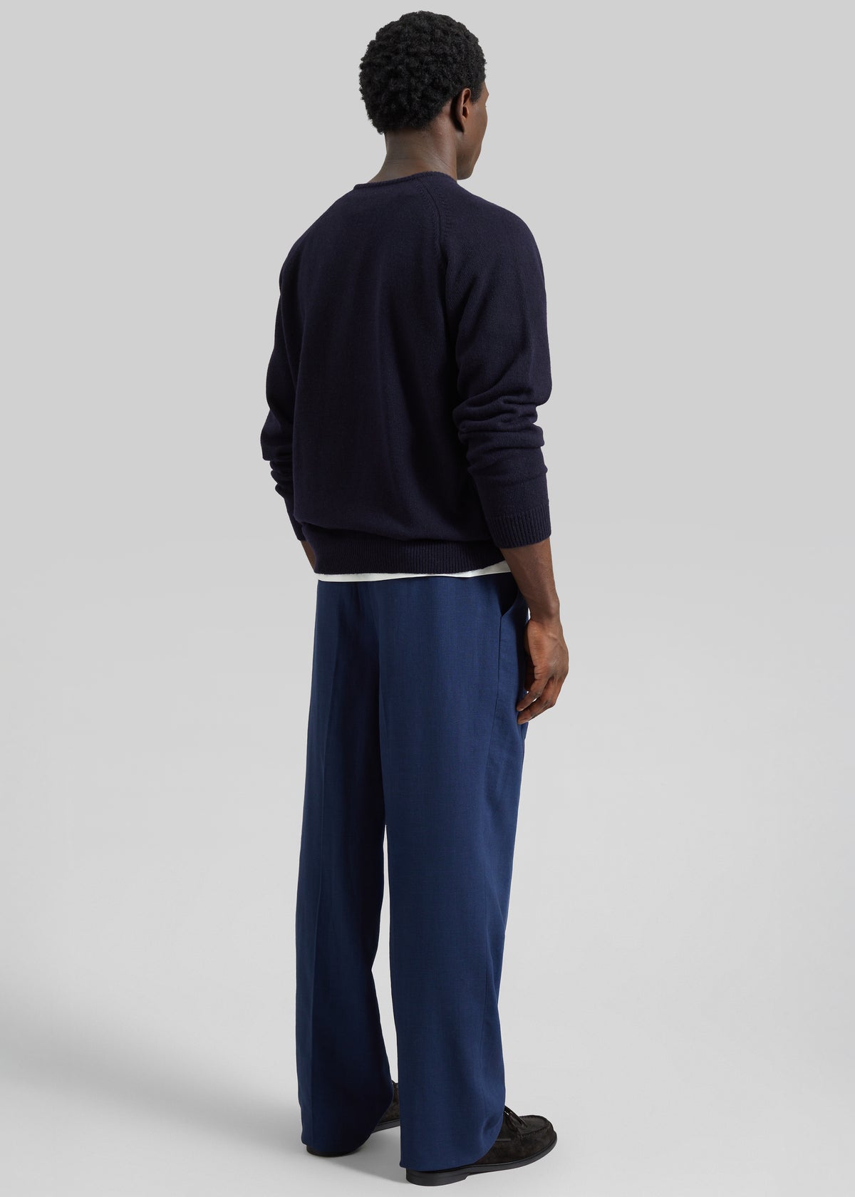 Beo Linen Pants - Navy - 7