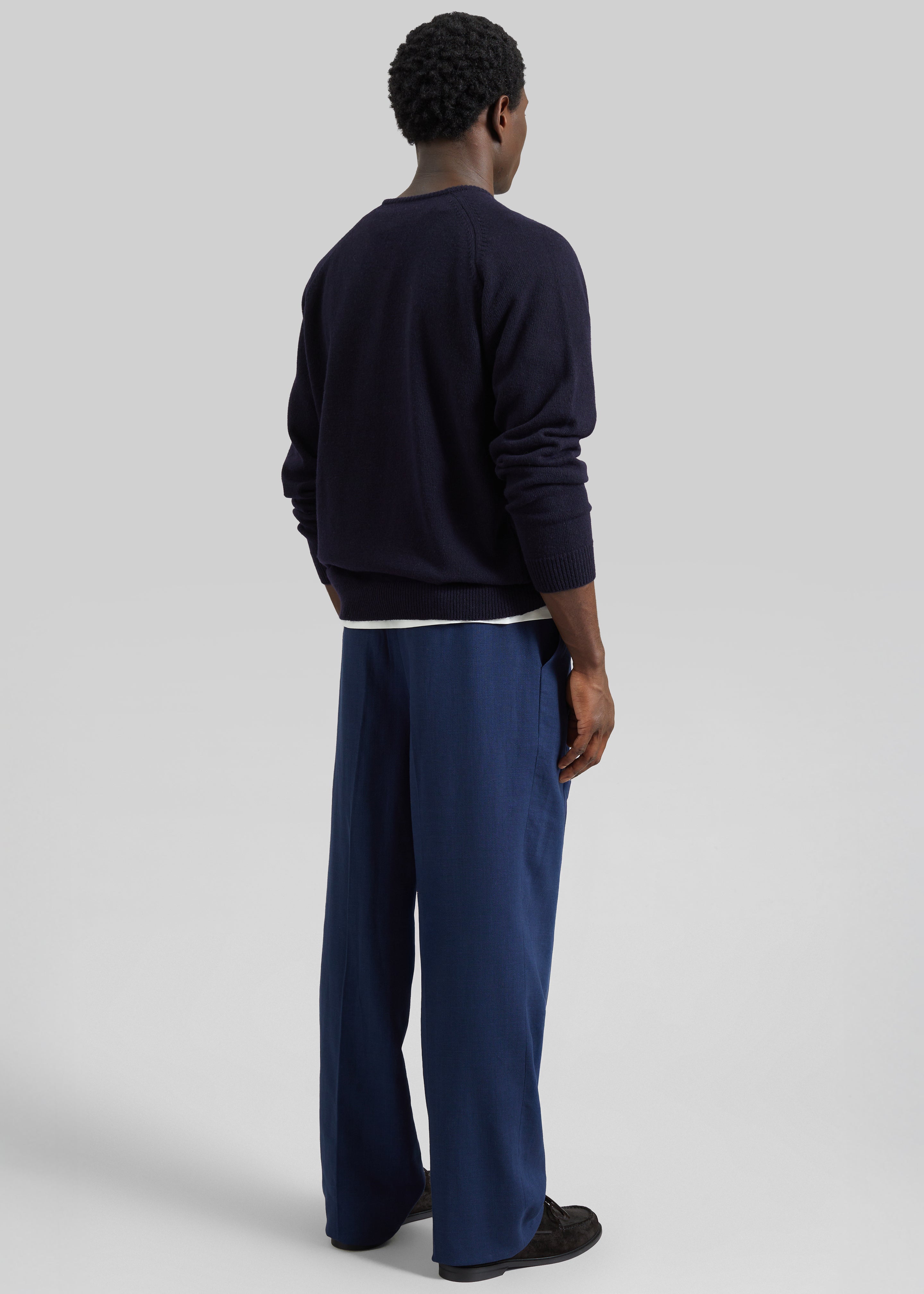 Beo Linen Pants - Navy - 7