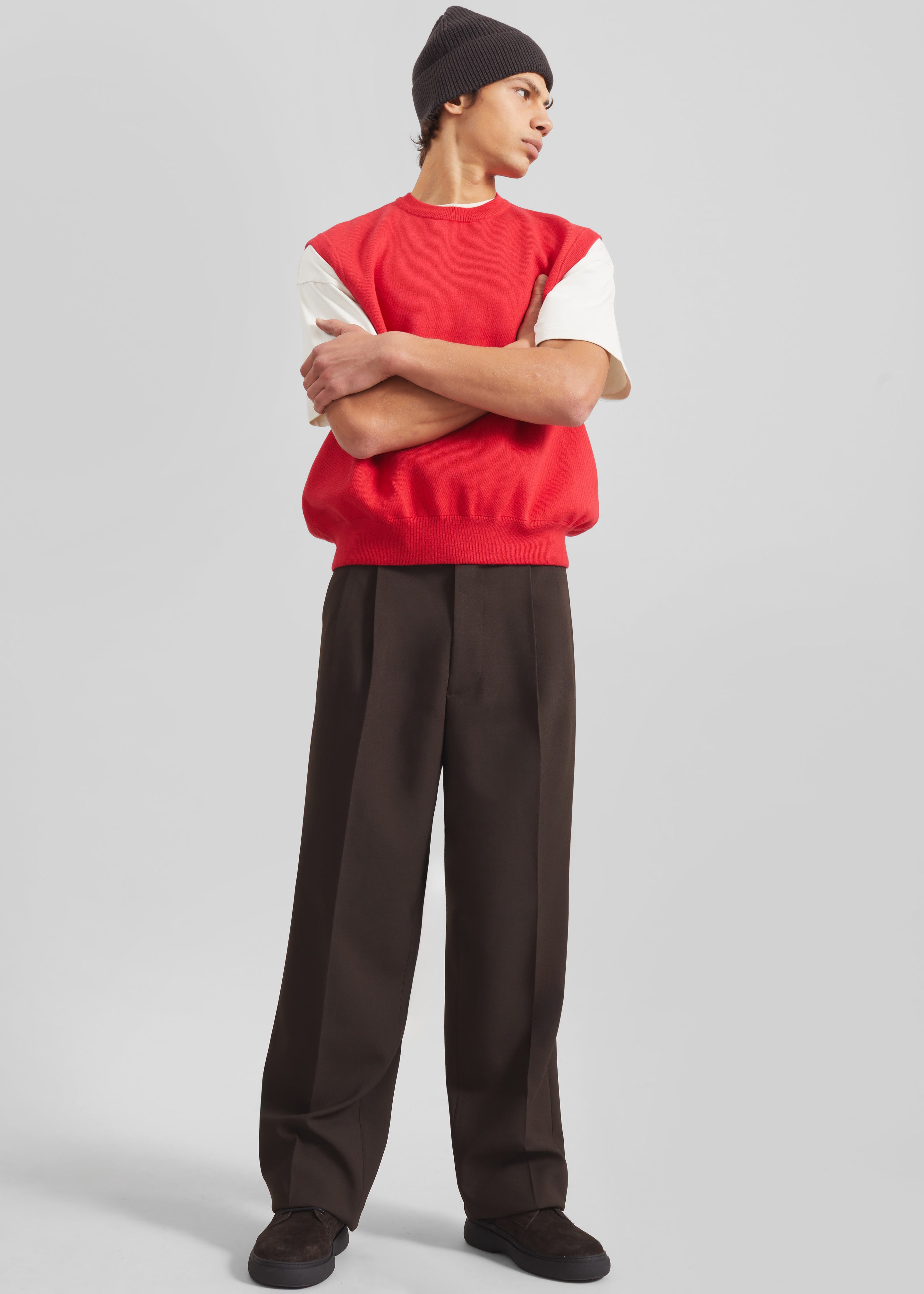 Beo Suit Pants - Dark Espresso - 7