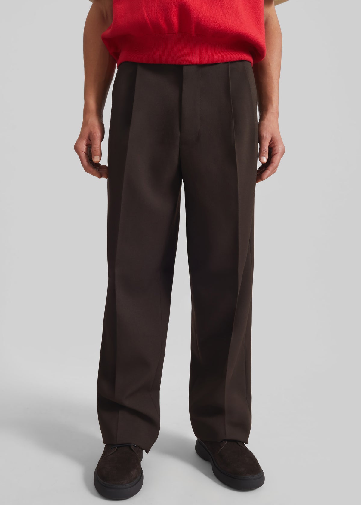 Beo Suit Pants - Dark Espresso - 1