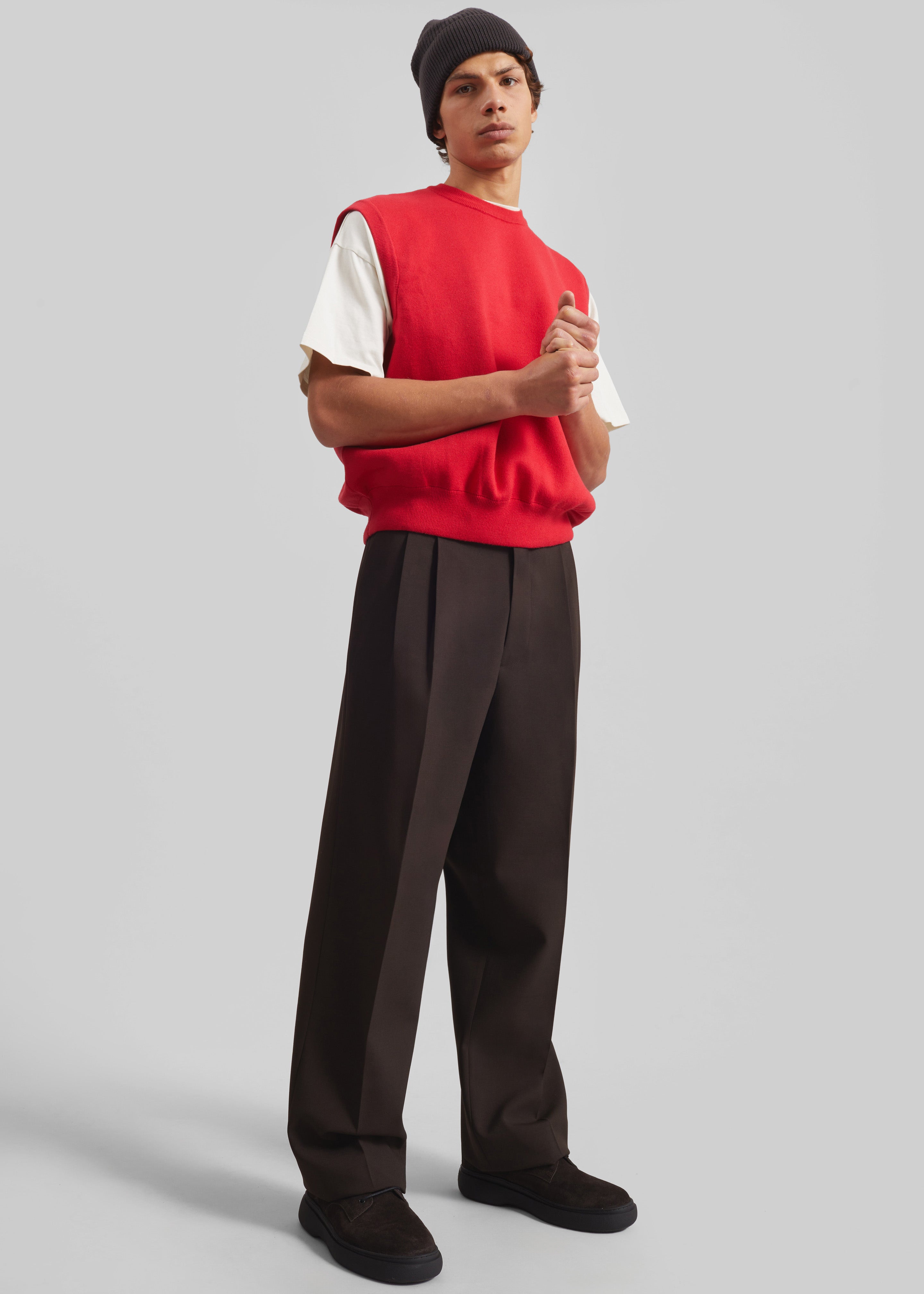 Beo Suit Pants - Dark Espresso – The Frankie Shop