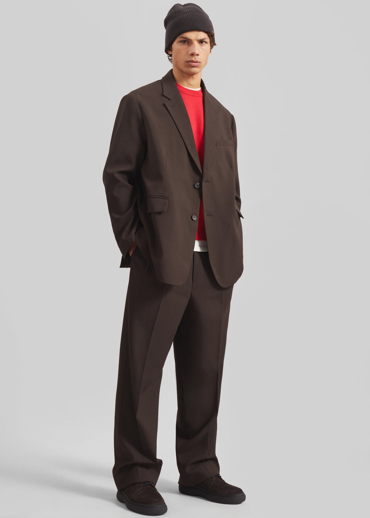 Beo Suit Pants - Dark Espresso - 2