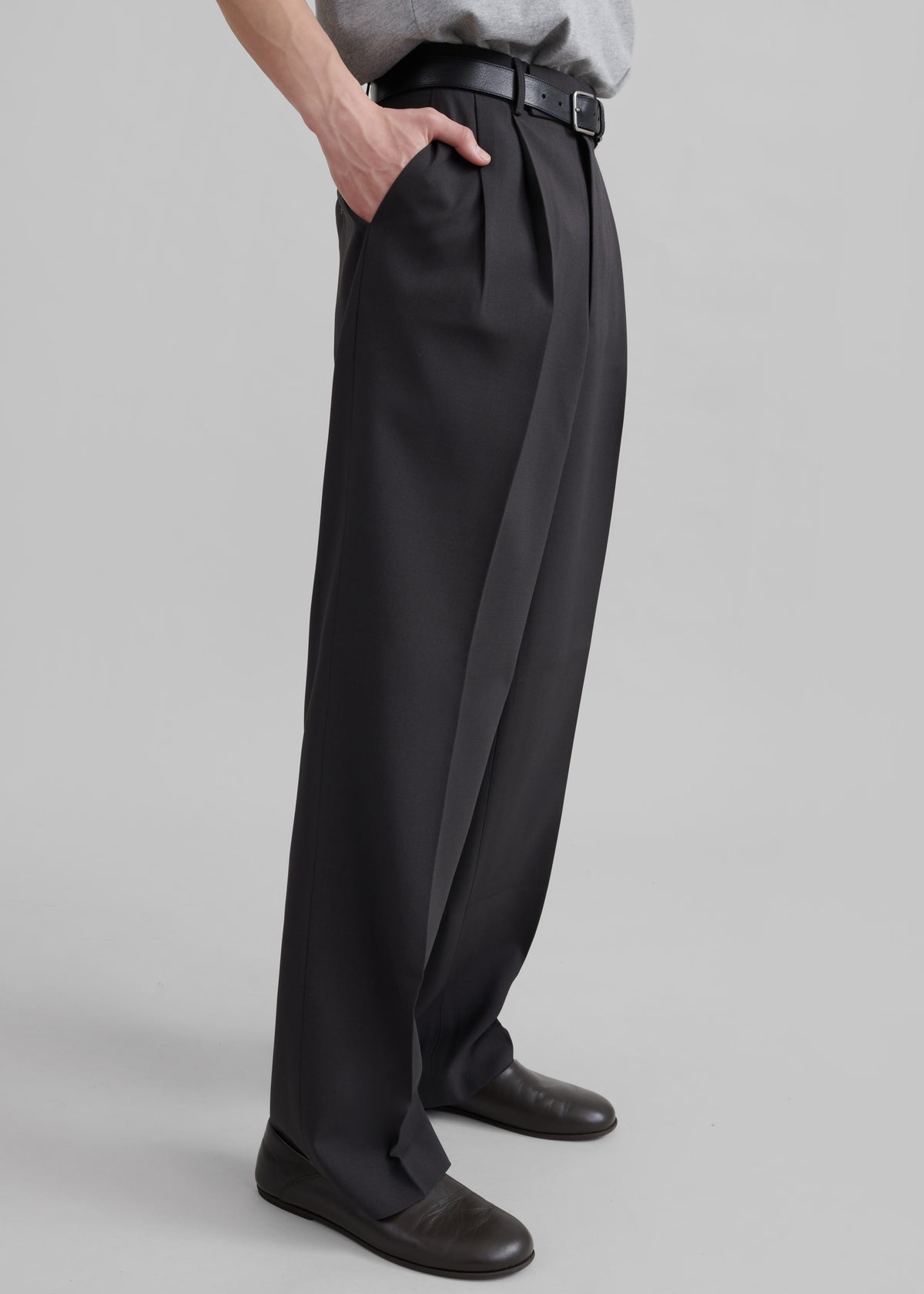 Beo Suit Pants - Dark Grey The Frankie Shop Beo Suit Pants - Dark Grey The Frankie Shop
