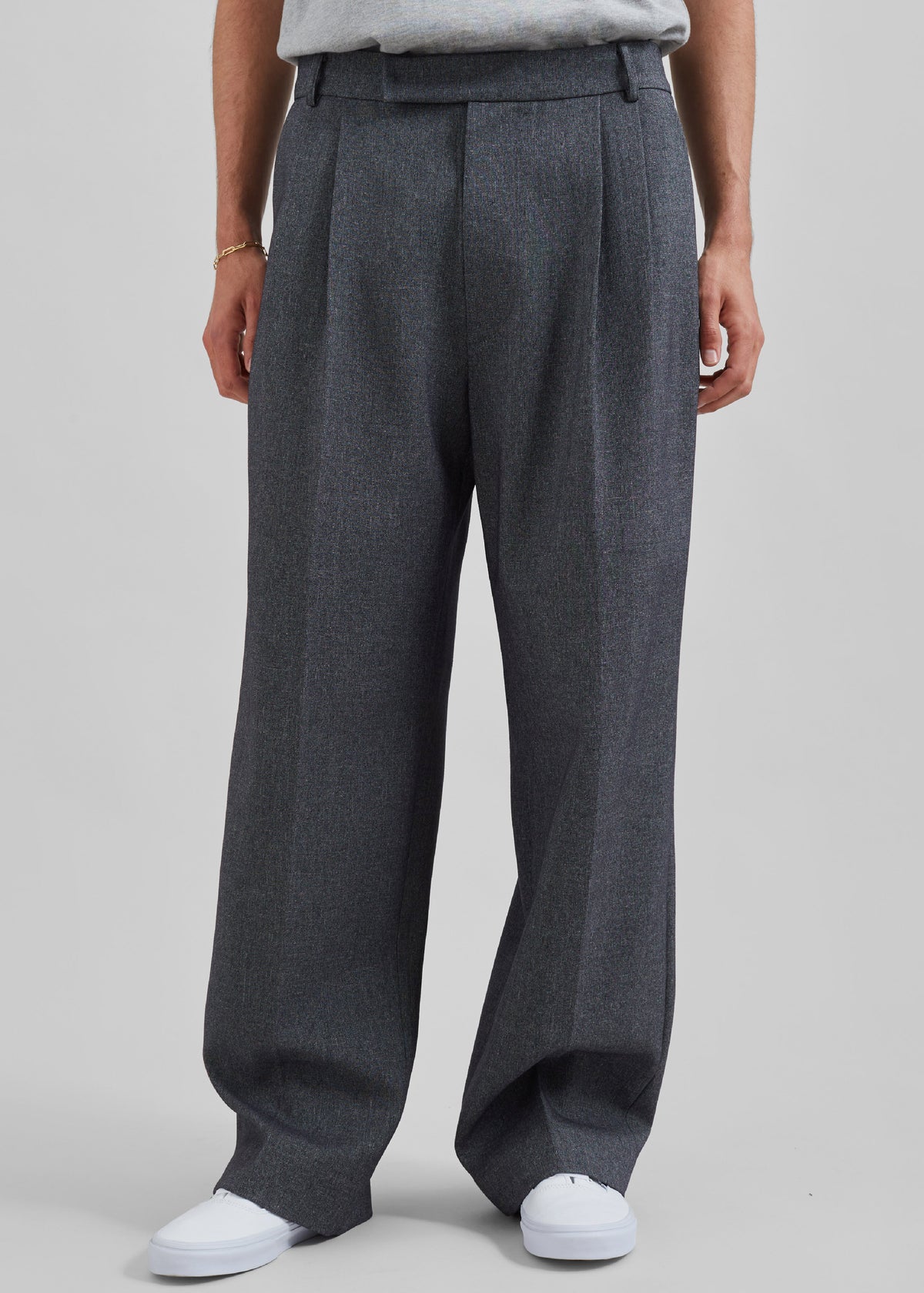 Beo Suit Pants - Grey Melange The Frankie Shop Beo Suit Pants - Grey Melange The Frankie Shop