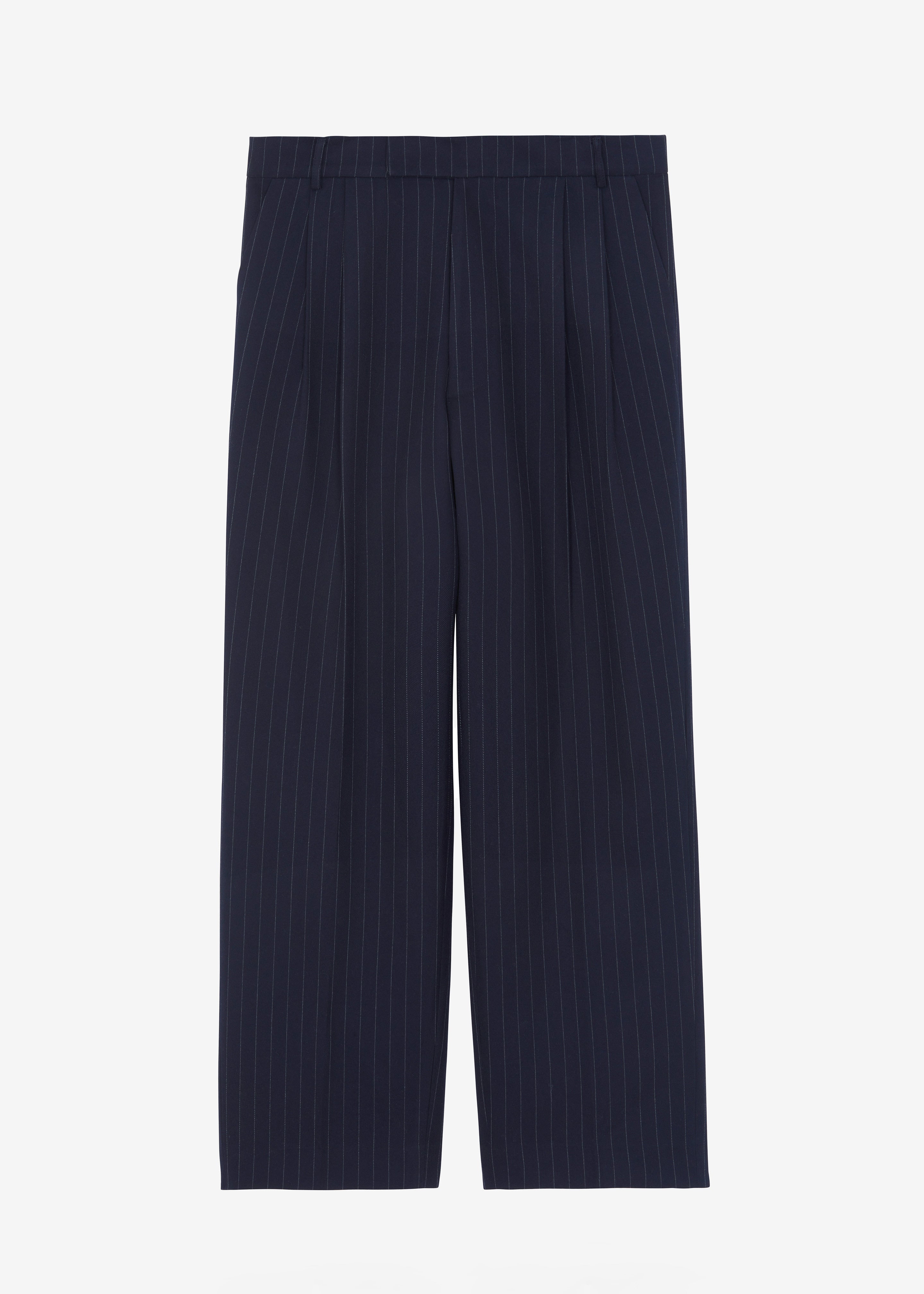 Beo Suit Pants - Navy/White Pinstripe - 12