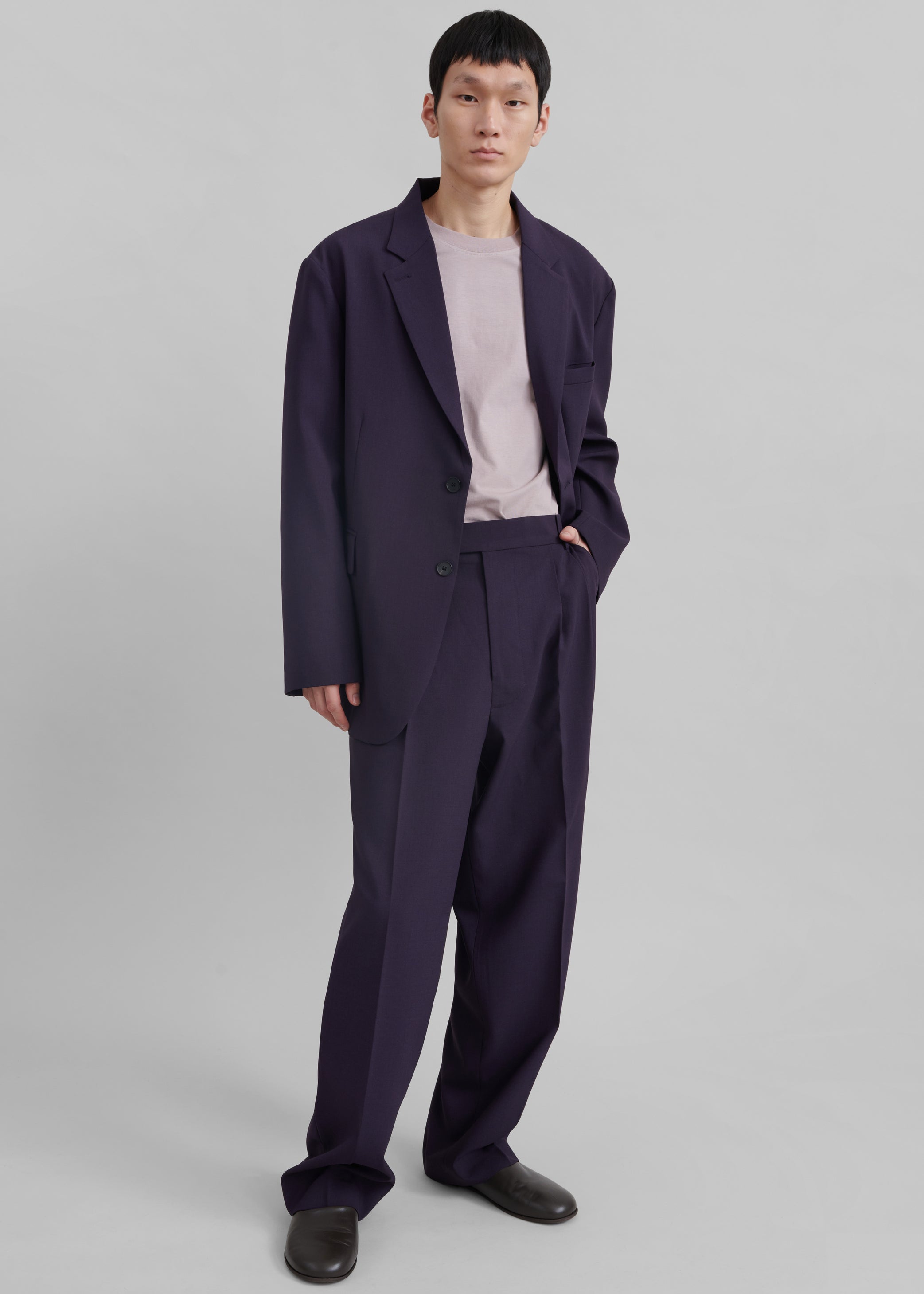 Shop the look image for Beo Suit Pants - Purple
