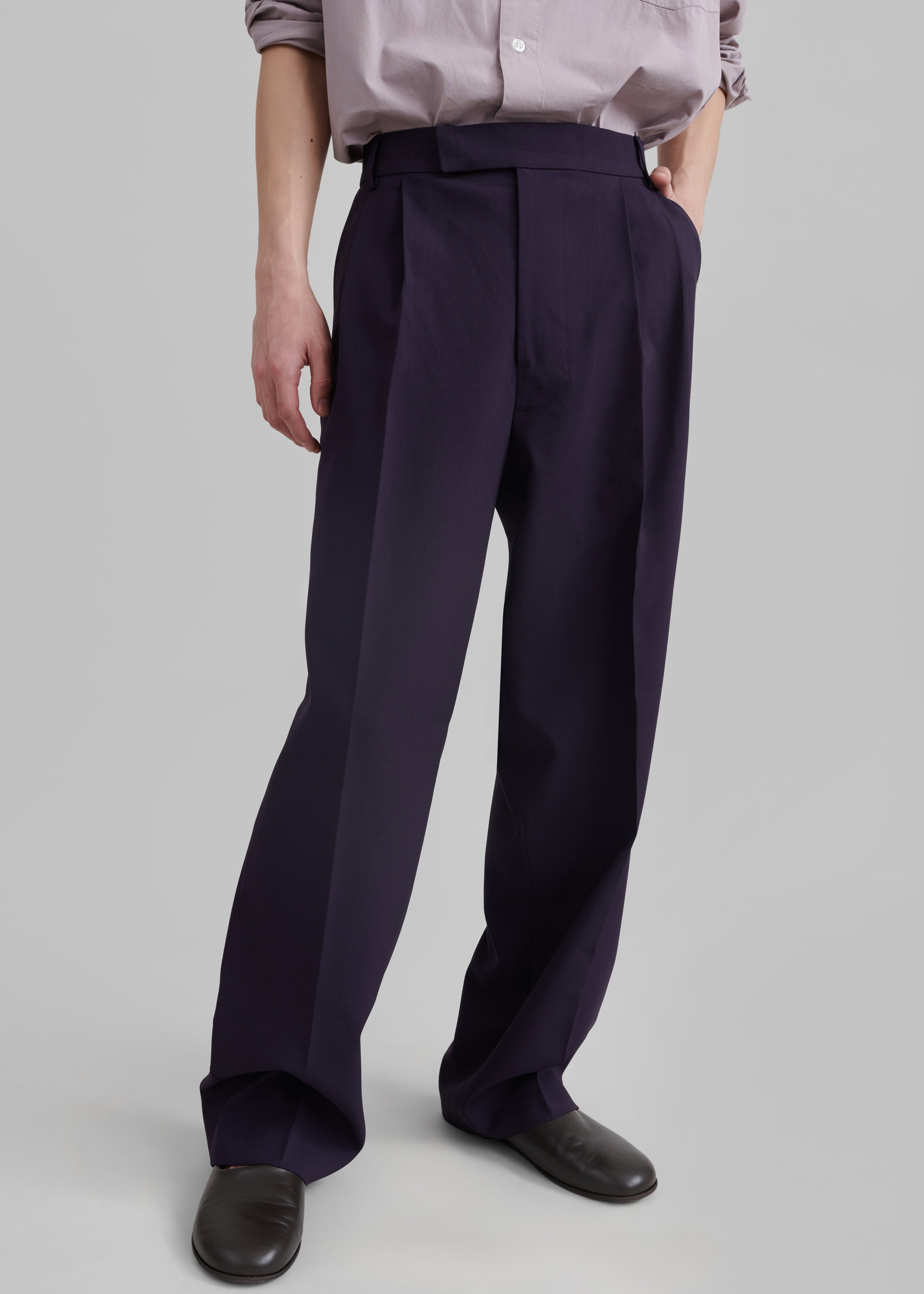 Beo Suit Pants - Purple - 2