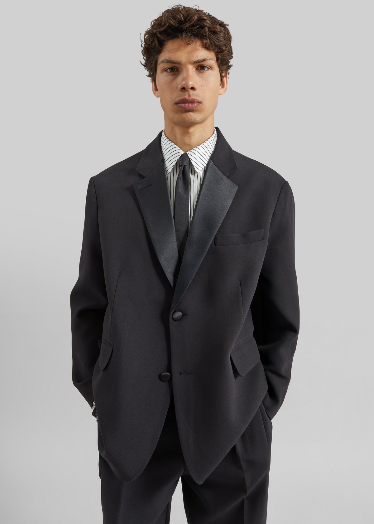 Beo Tuxedo Jacket - Black - 4