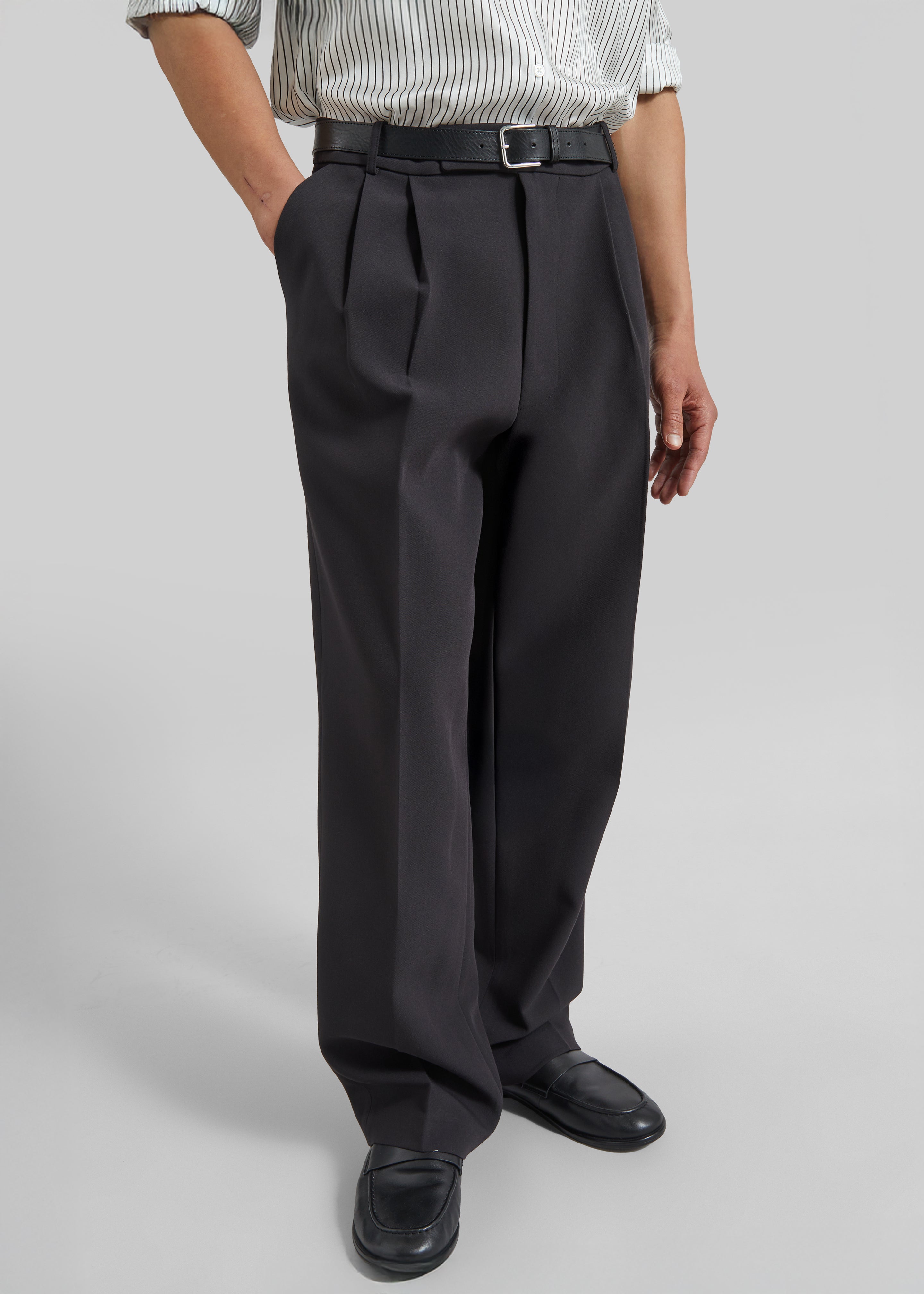 Beo Tuxedo Pants - Black - 5