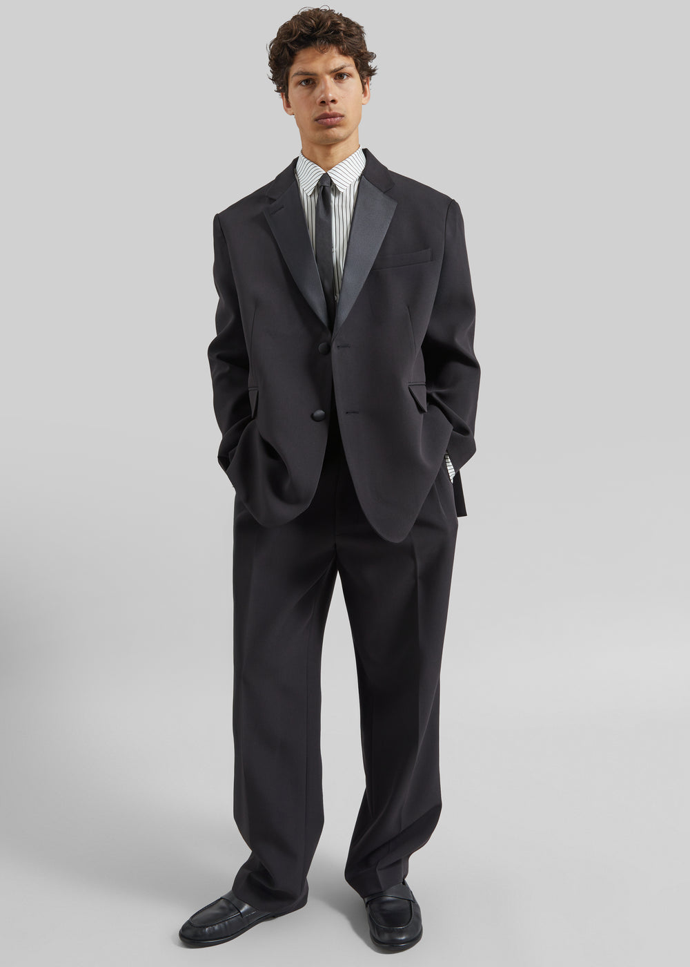 Beo Tuxedo Pants - Black - 1