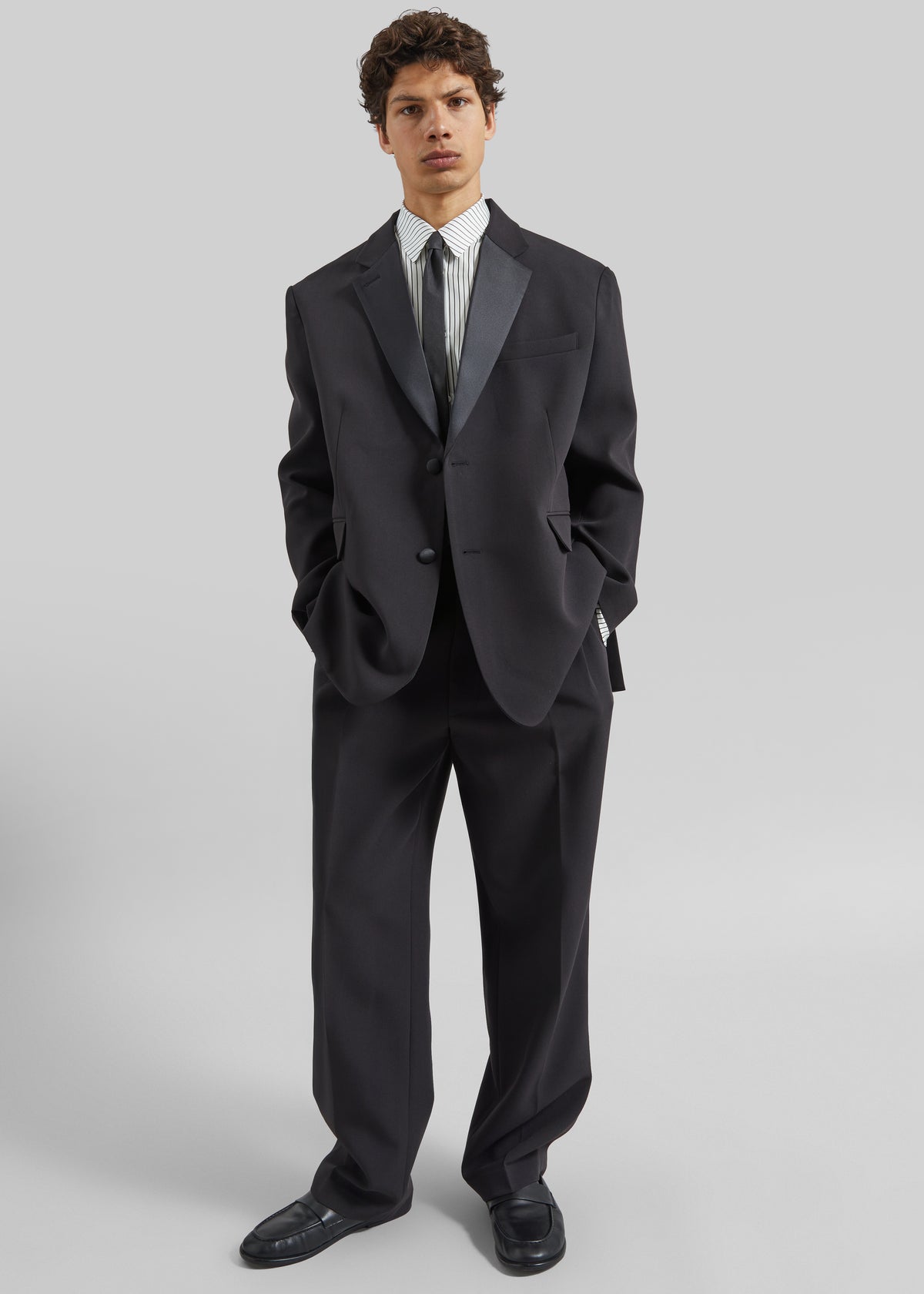 Beo Tuxedo Pants - Black - 2