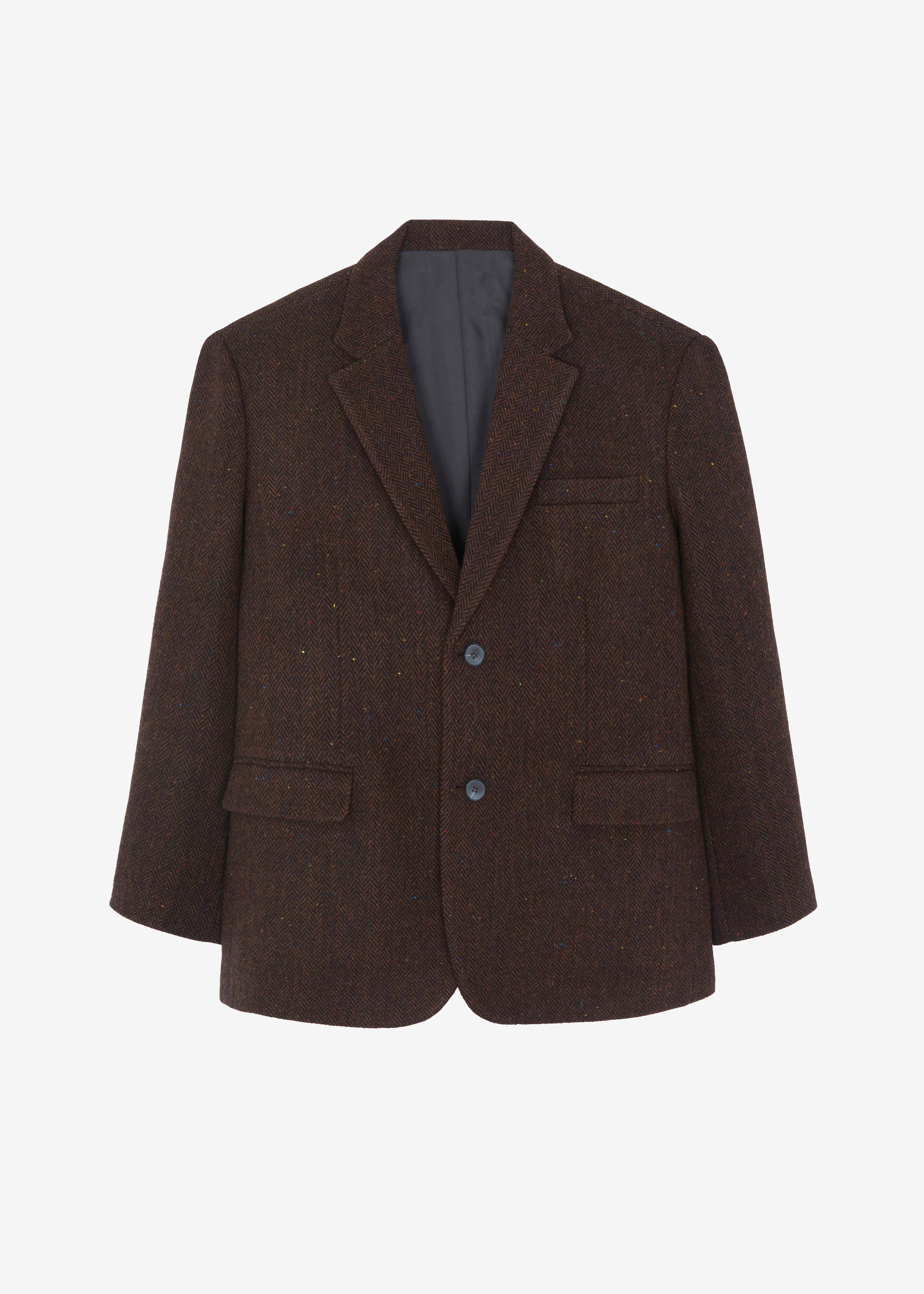 Beo Wool Blazer - Brown - 7