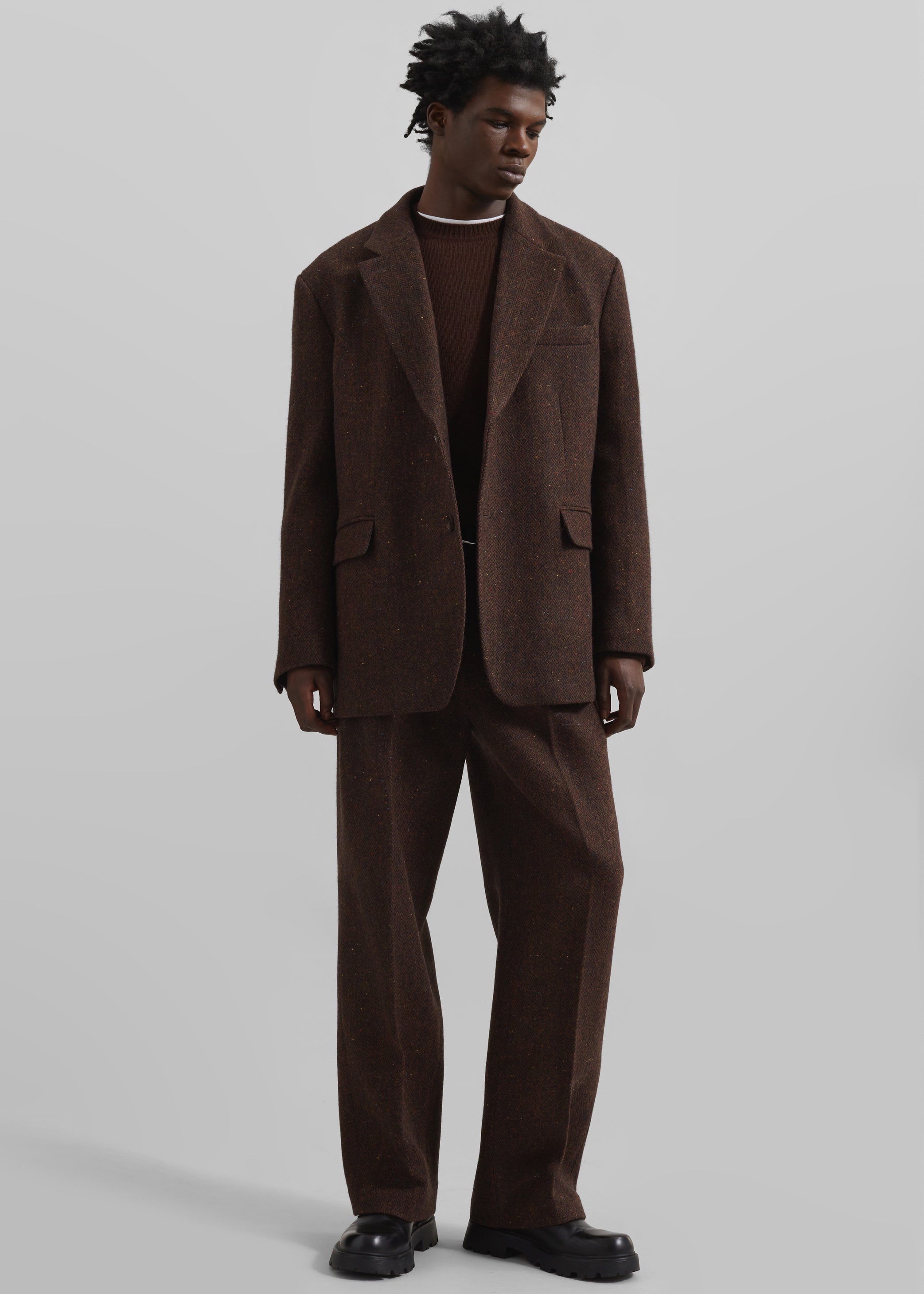 Shop the look image for Beo Wool Blazer - Brown
