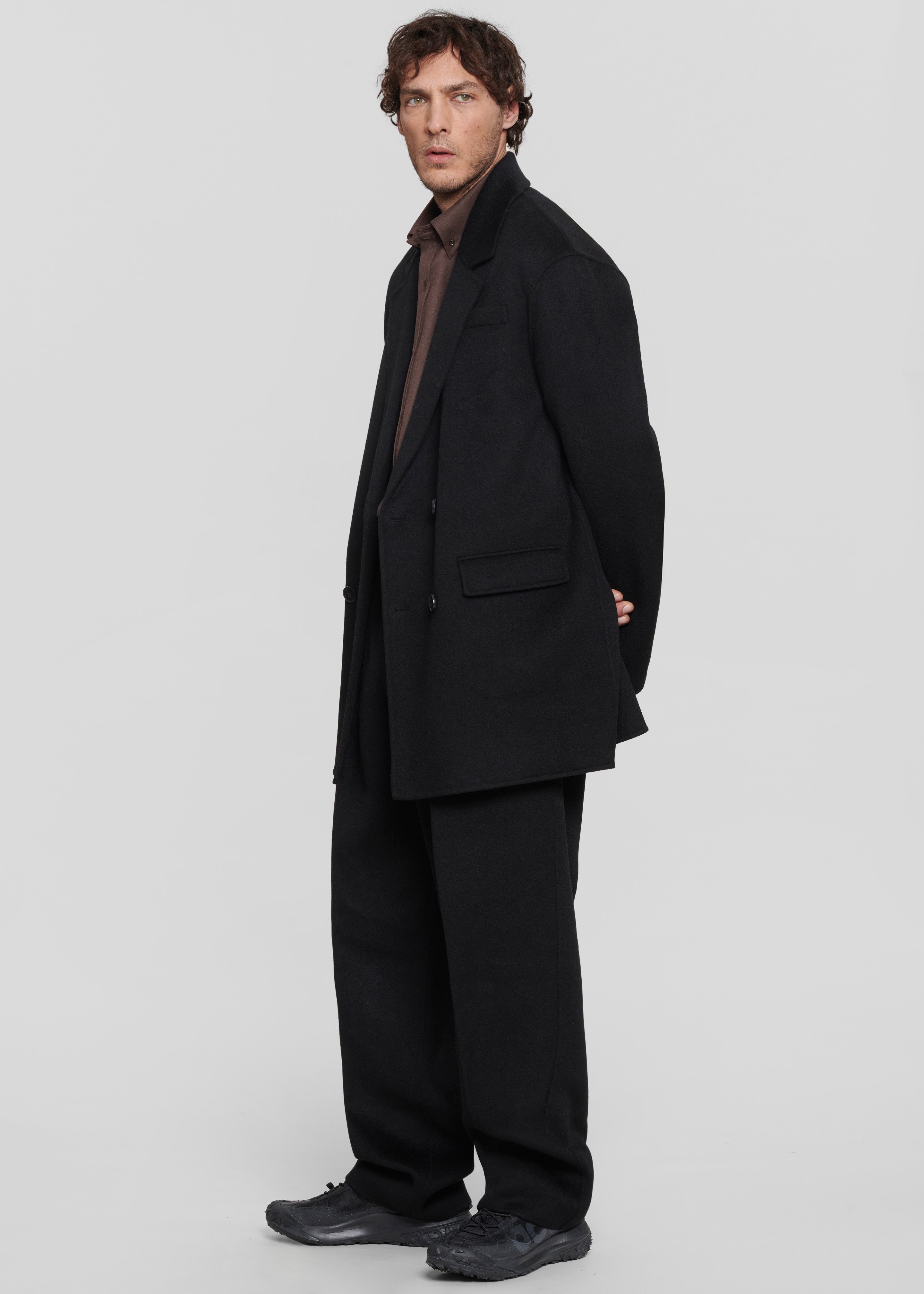 Beo Wool Suit Pants - Black - 7