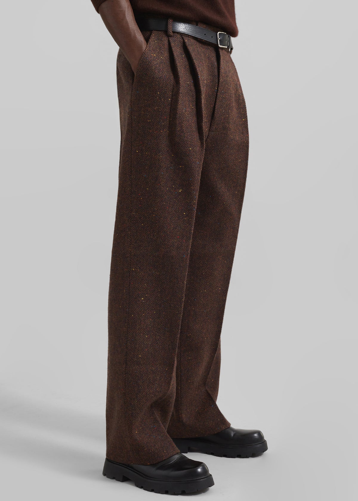 Beo Wool Suit Pants - Brown The Frankie Shop Beo Wool Suit Pants - Brown The Frankie Shop