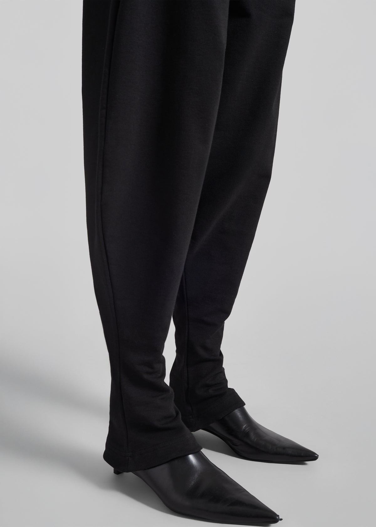 Bercy Curved Jersey Joggers - Black - 4