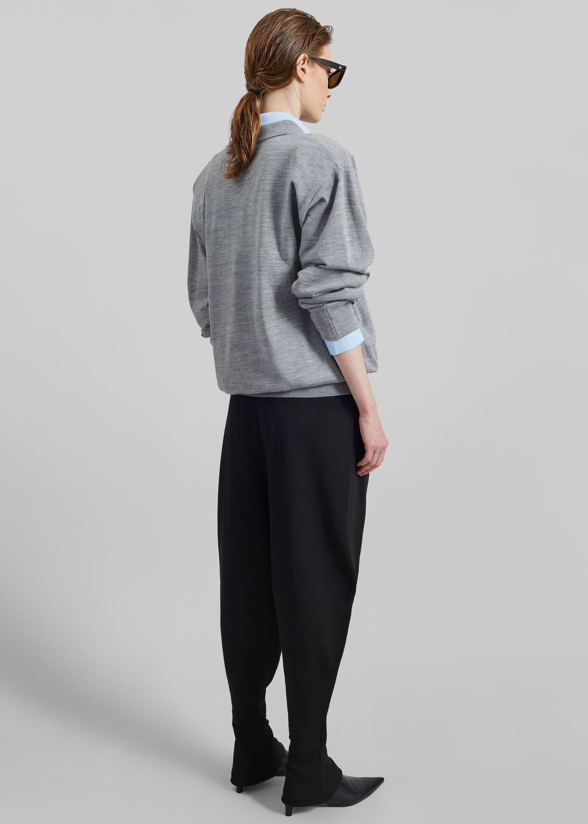 Bercy Curved Jersey Joggers - Black - 7