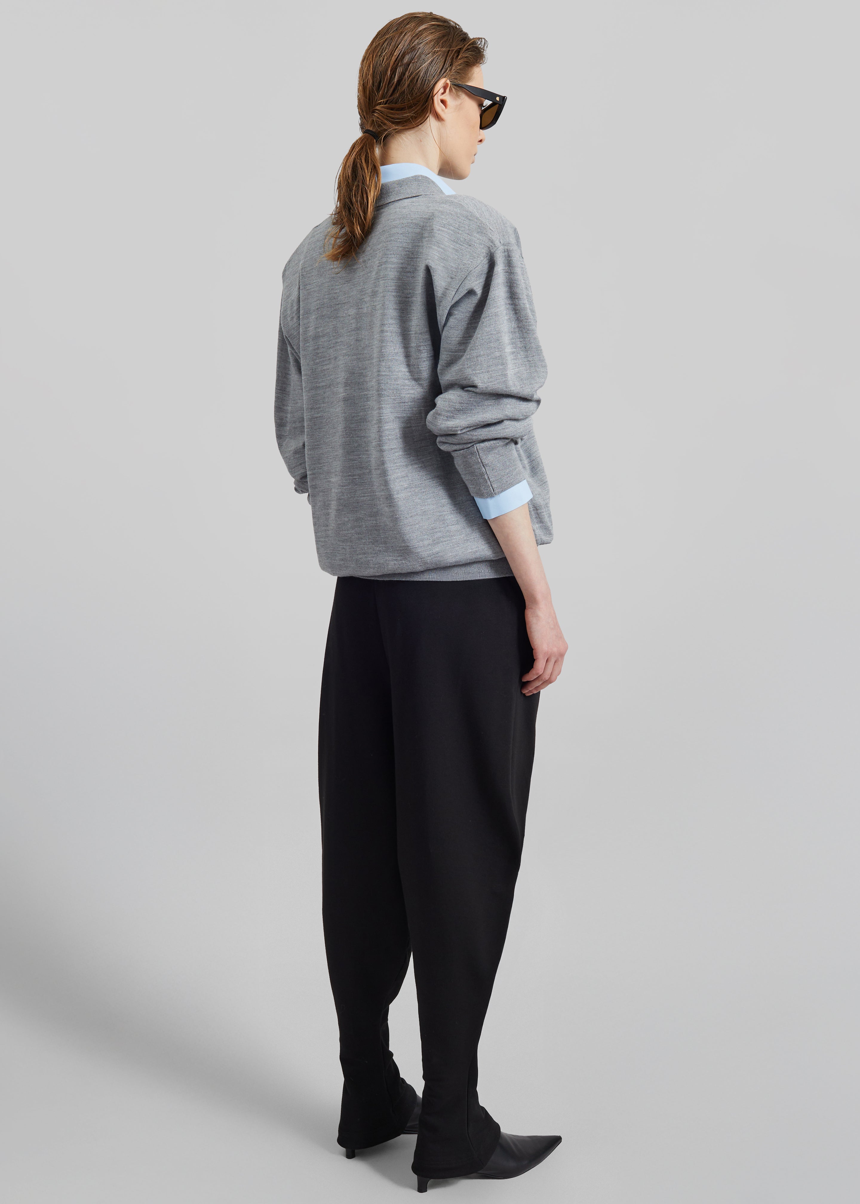 Bercy Curved Jersey Joggers - Black - 7