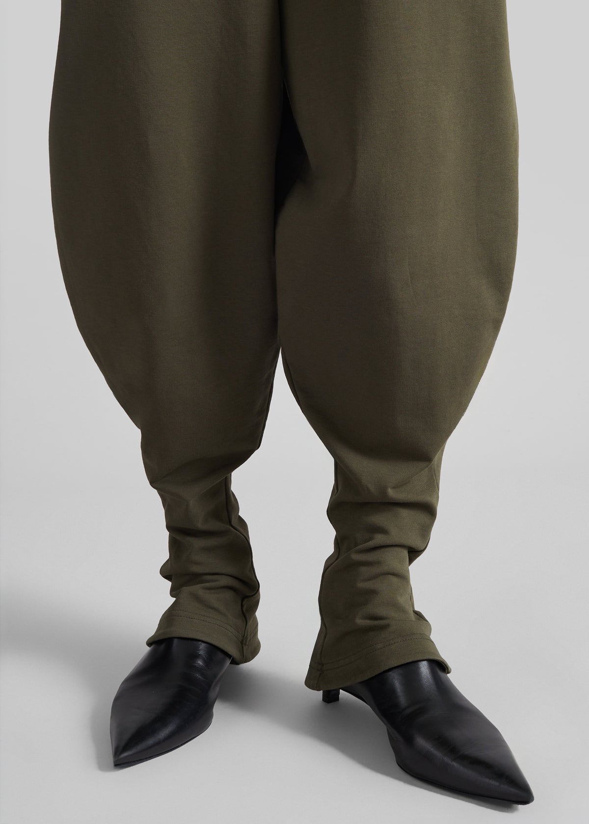 Bercy Curved Jersey Joggers - Olive - 3