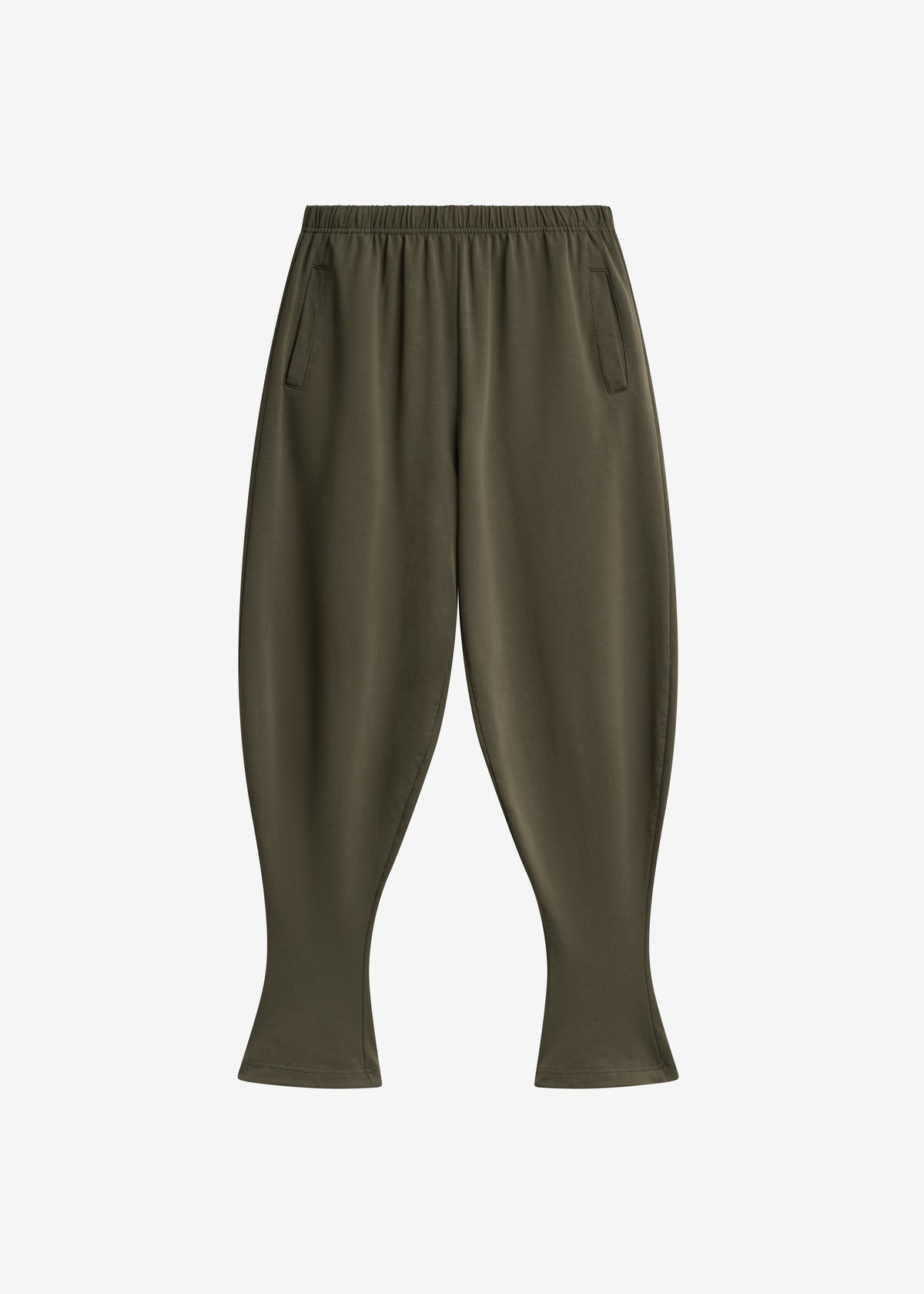 Bercy Curved Jersey Joggers - Olive - 5