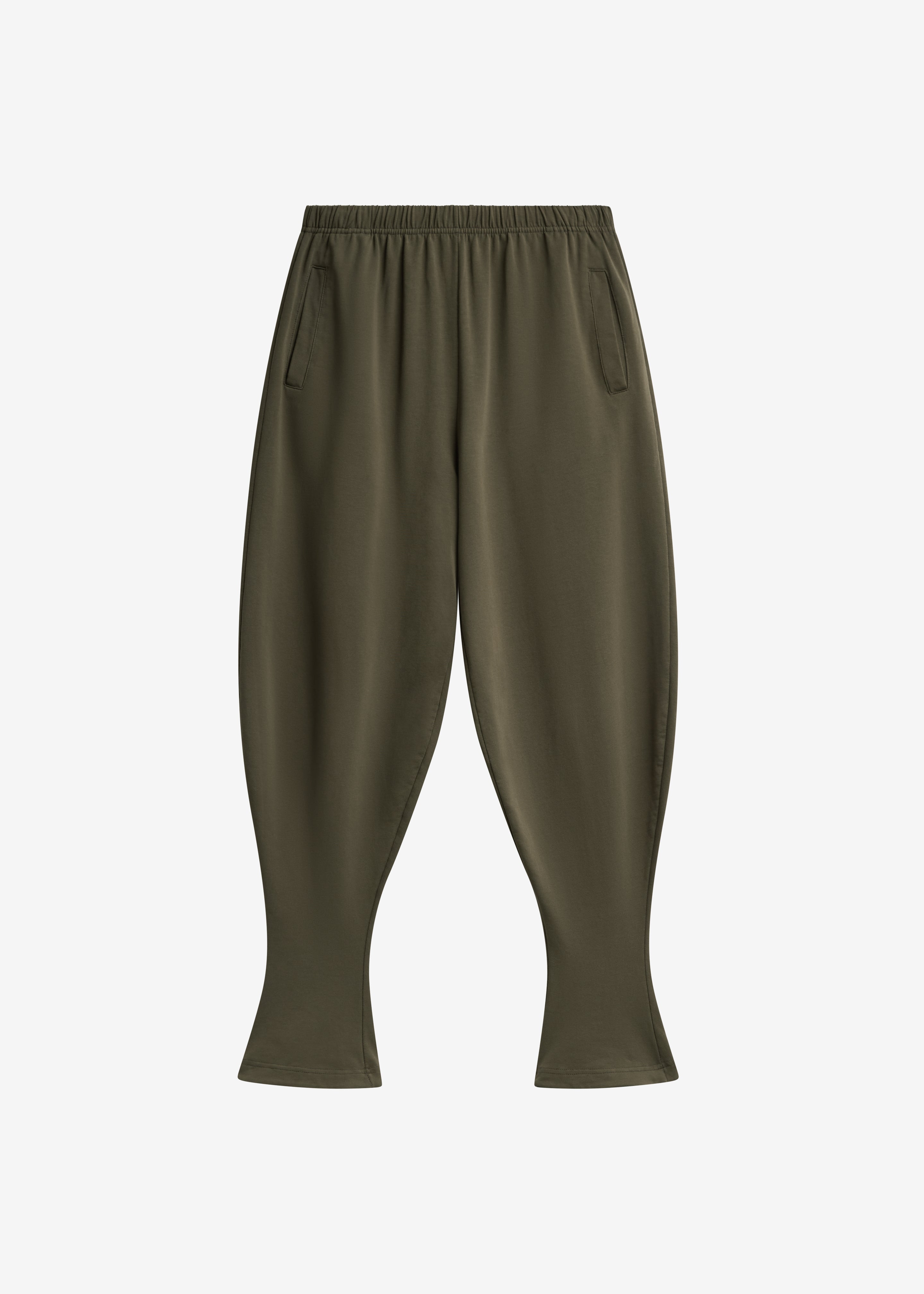 Bercy Curved Jersey Joggers - Olive - 5