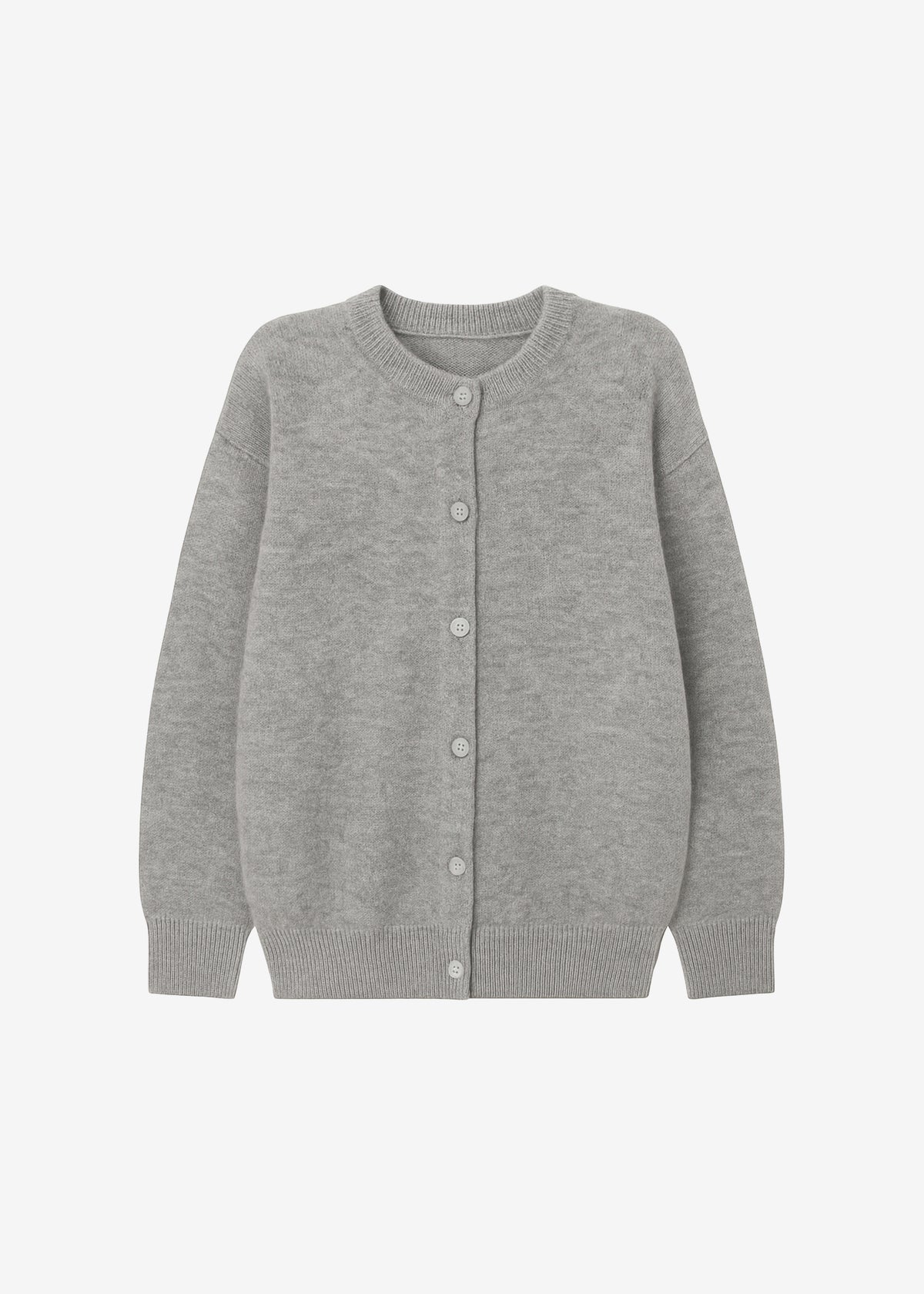 Bergen Padded Knit Cardigan - Grey - 11