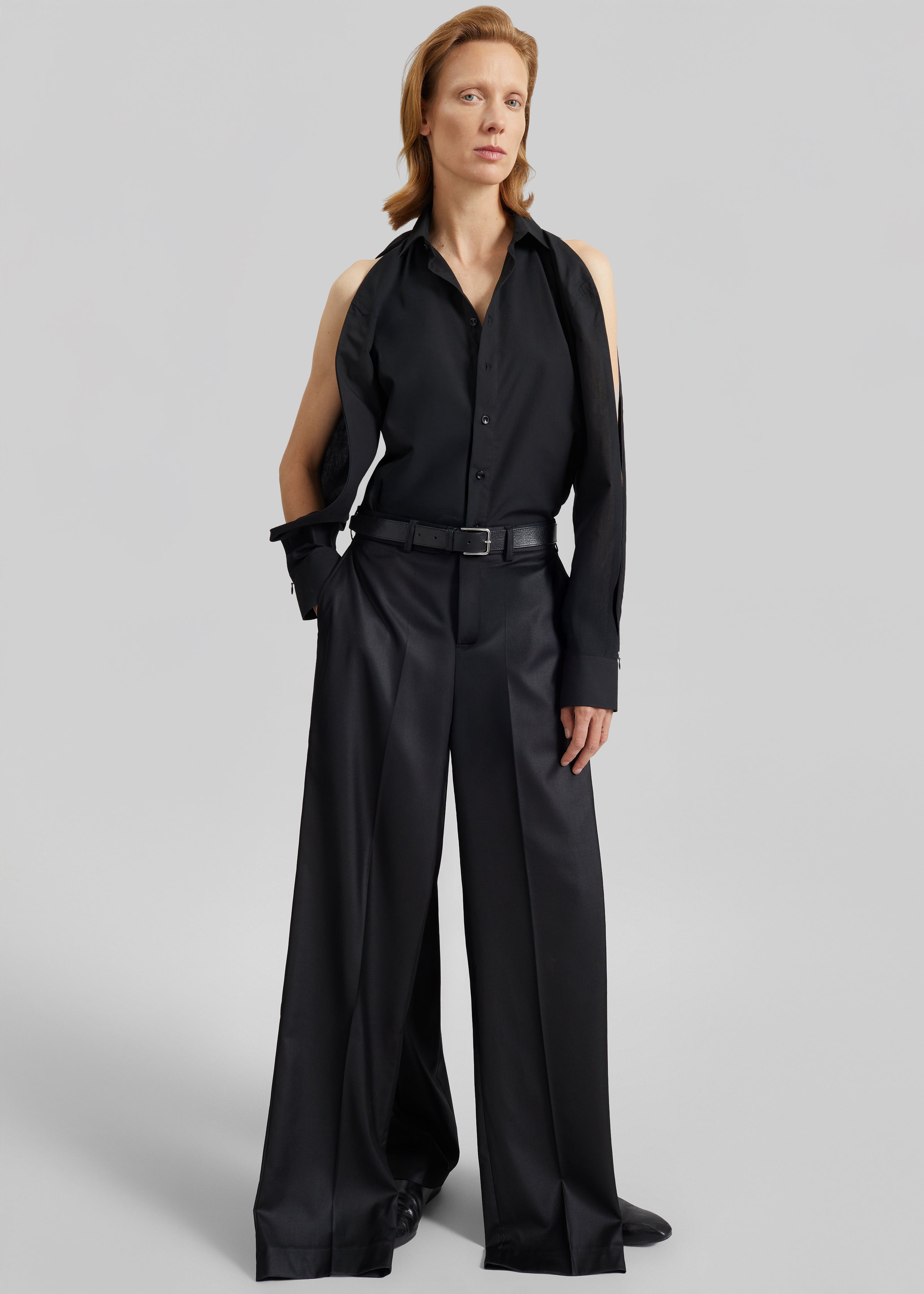 Bettter Double Leg Trousers - Black - 5