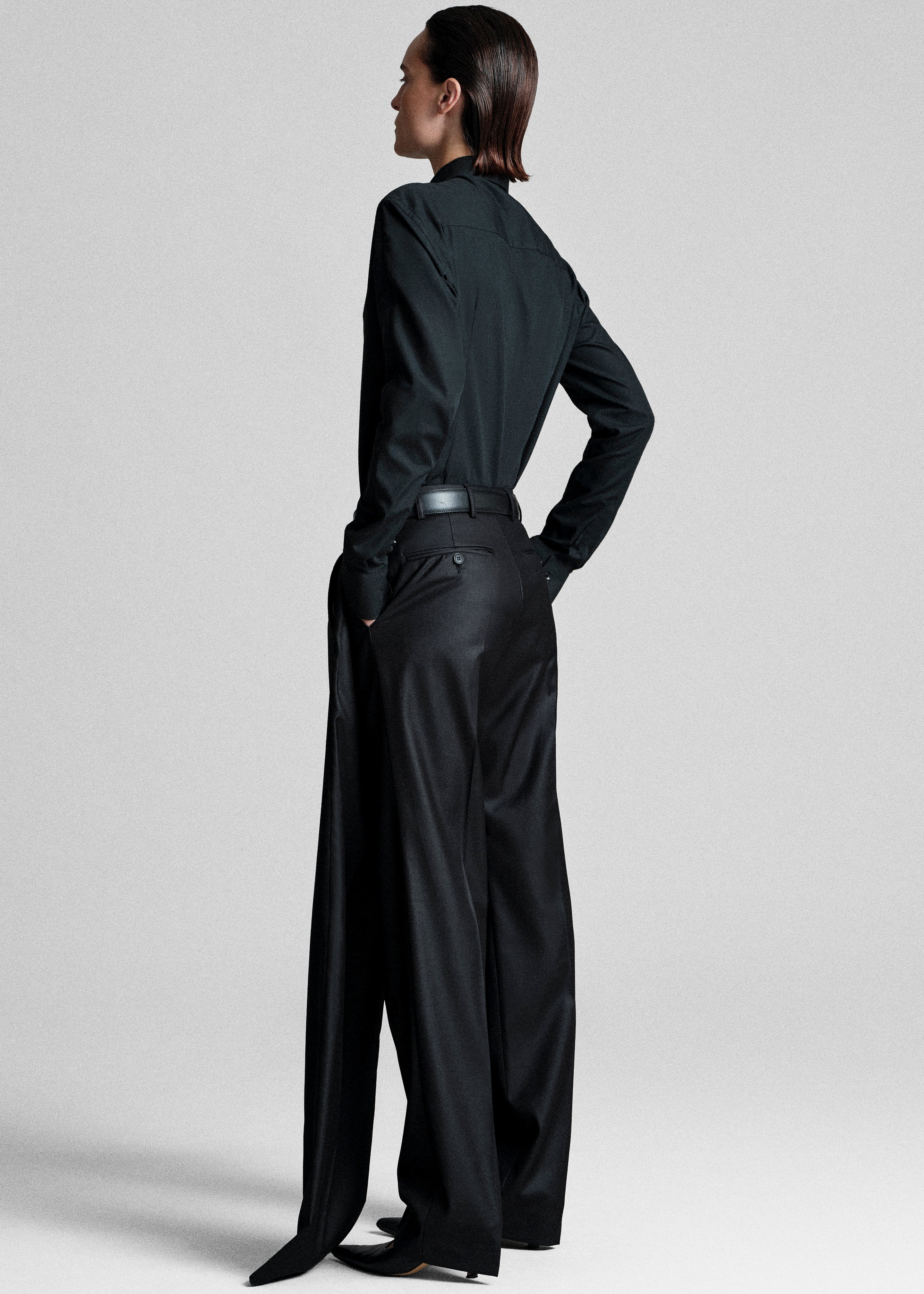 Bettter Double Leg Trousers - Black - 8