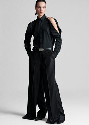 Bettter Double Leg Trousers - Black