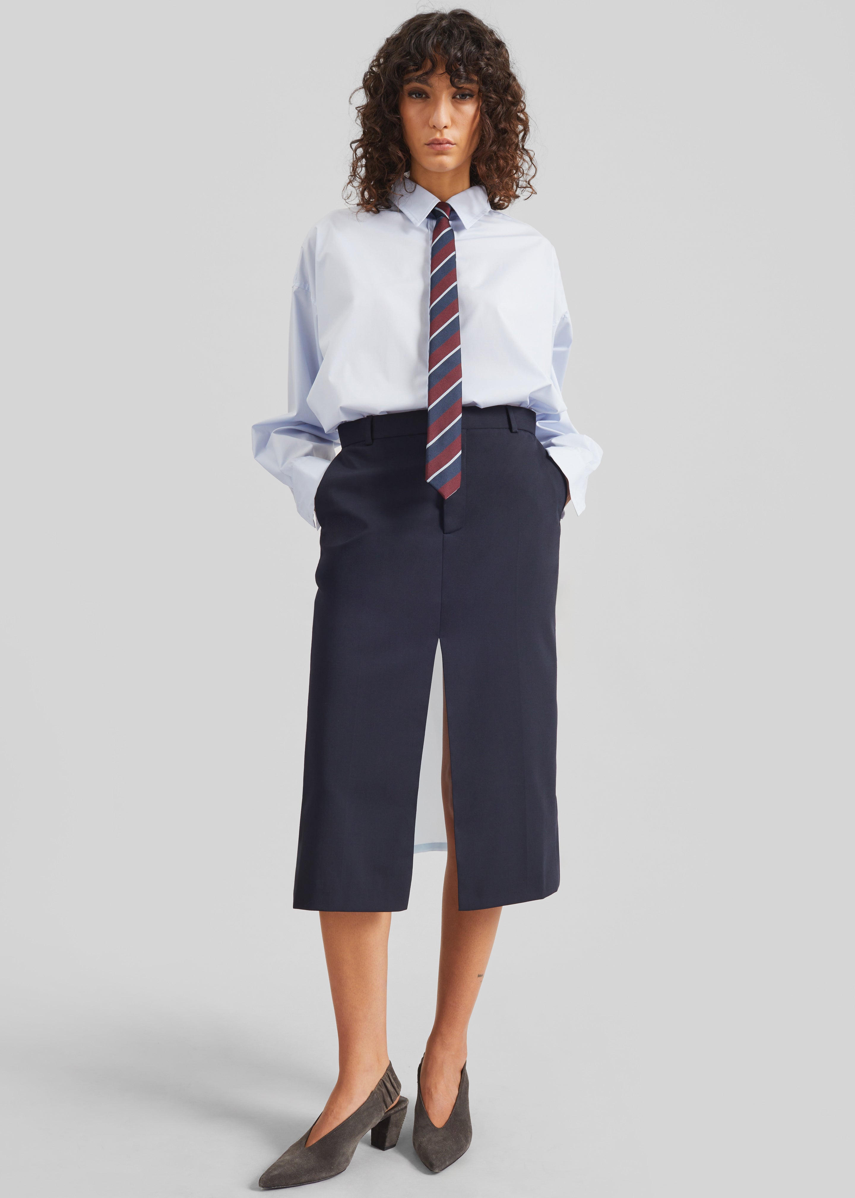 Bettter Ellis Apron Skirt - Navy - 8