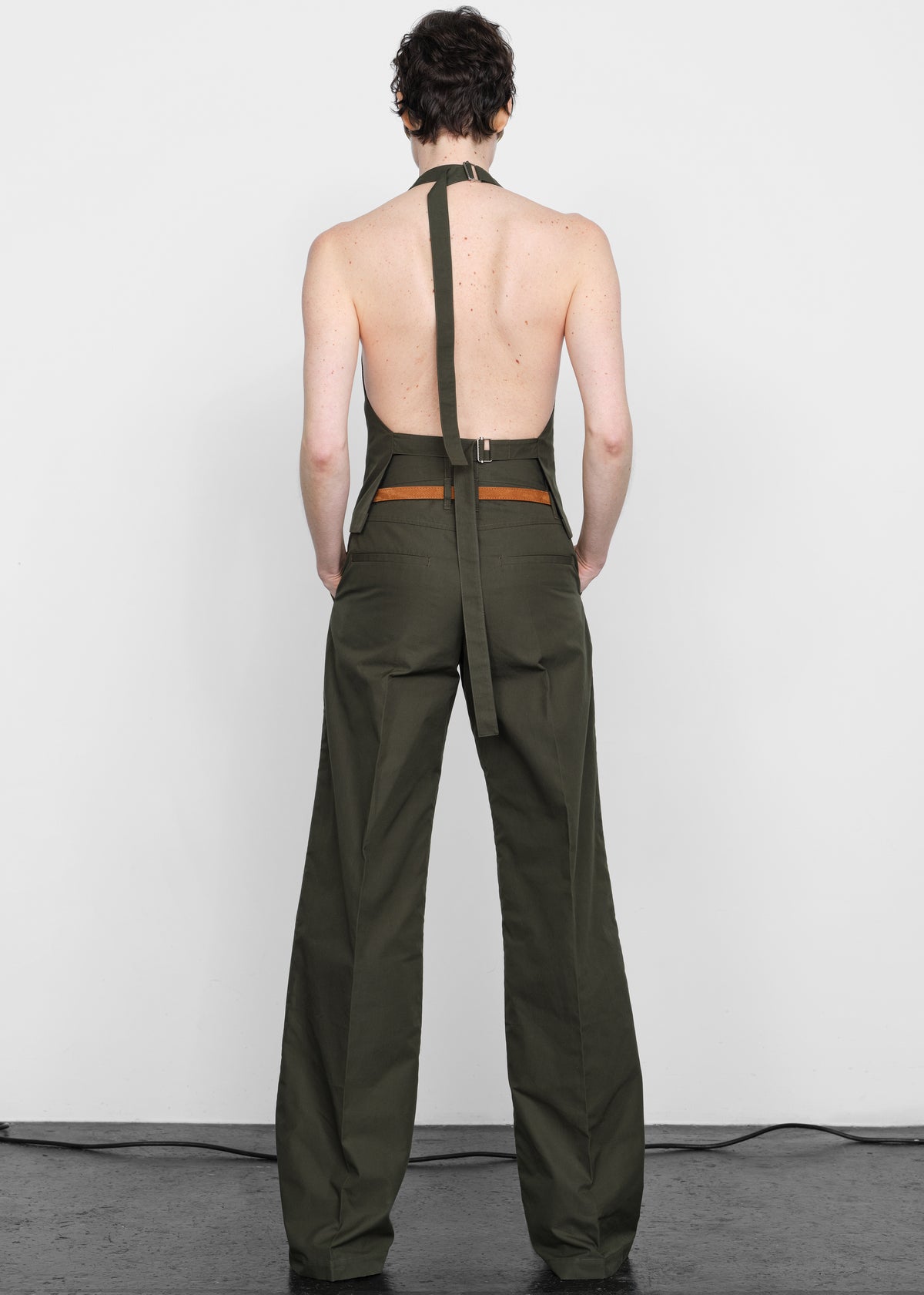 Bettter Emmerson Halterneck Top - Khaki - 5