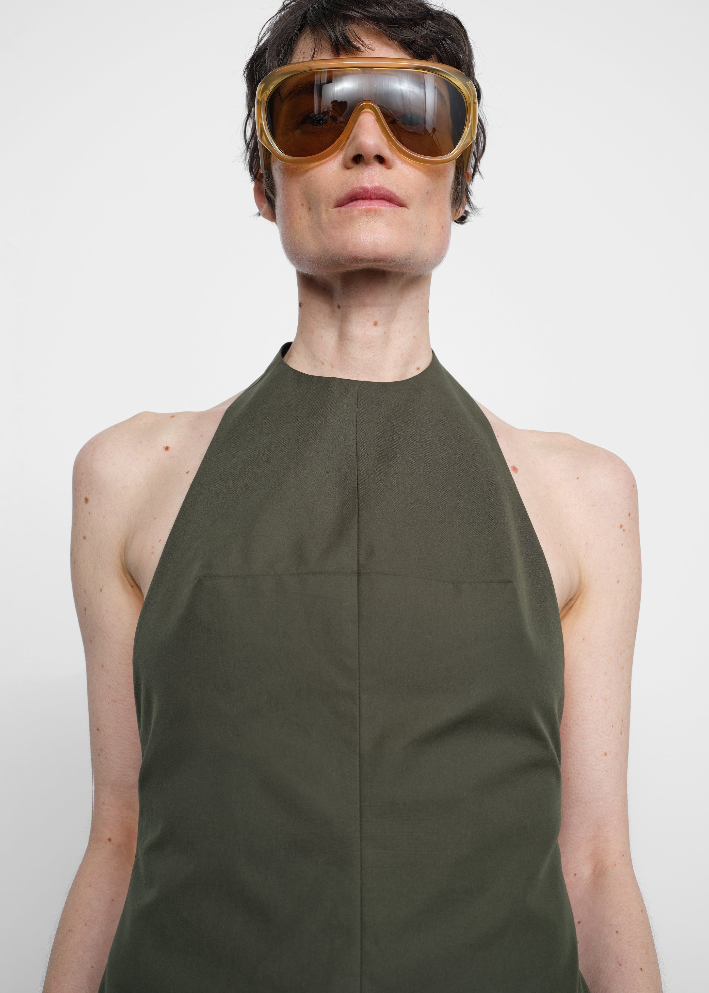 Bettter Emmerson Halterneck Top - Khaki - 3