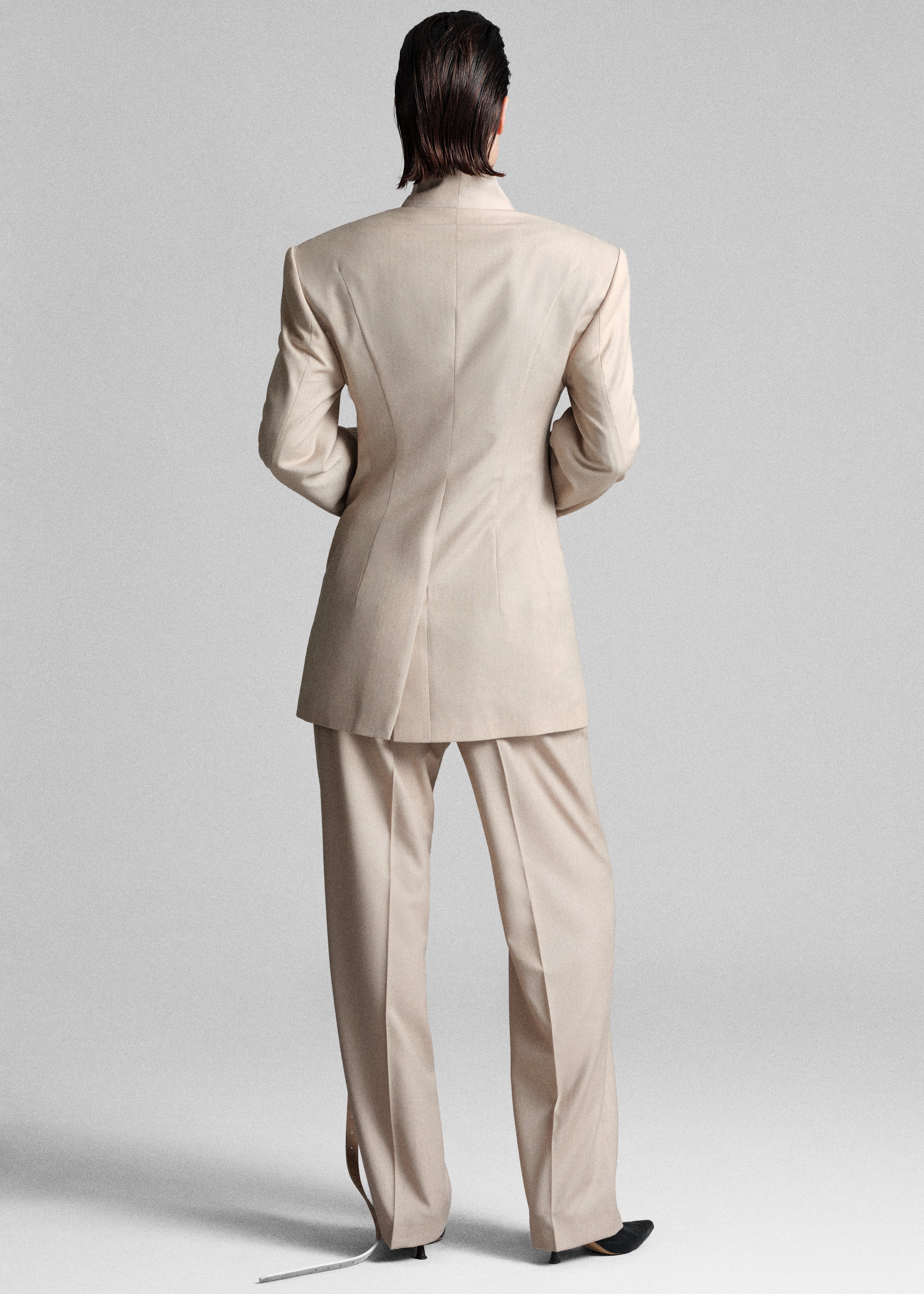 Bettter Folded Blazer - Beige - 6