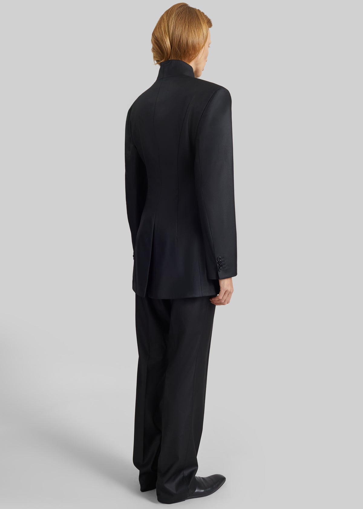 Bettter Folded Blazer With Slits - Black - 9