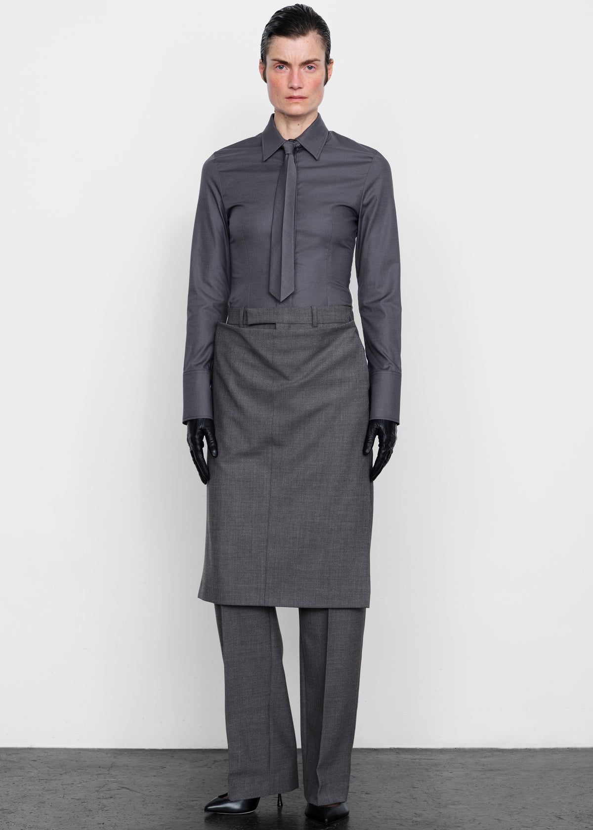 Bettter Hybrid Skirt Trouser - Grey - 8