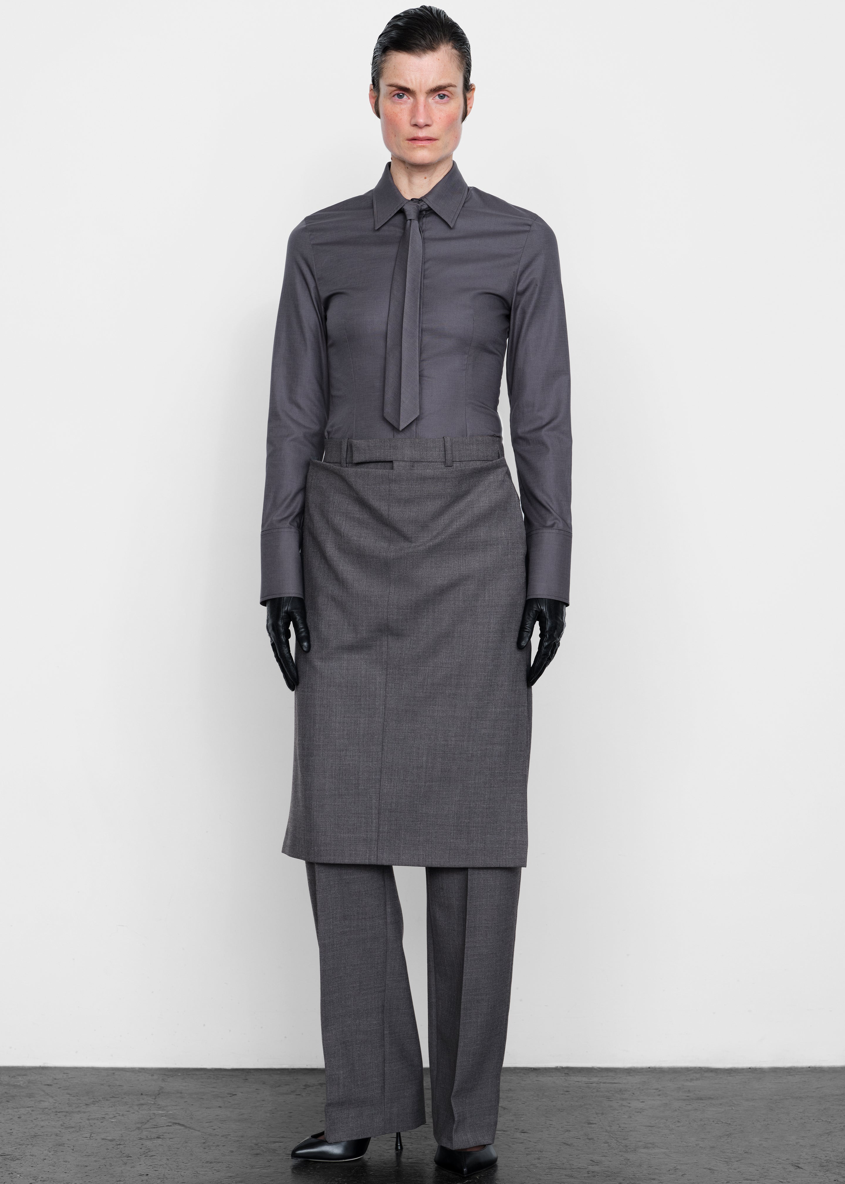 Bettter Hybrid Skirt Trouser - Grey - 8