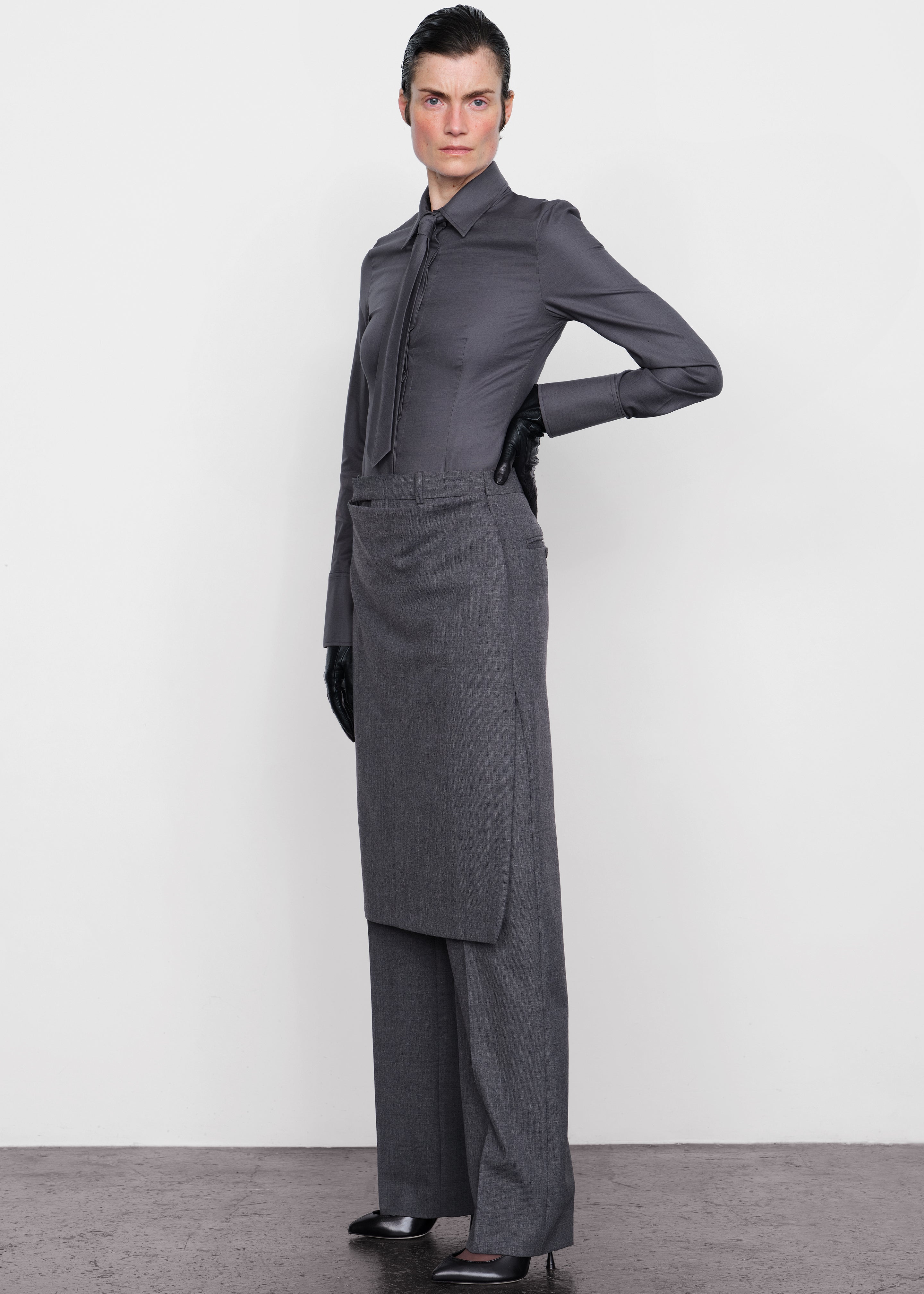 Bettter Hybrid Skirt Trouser - Grey - 7