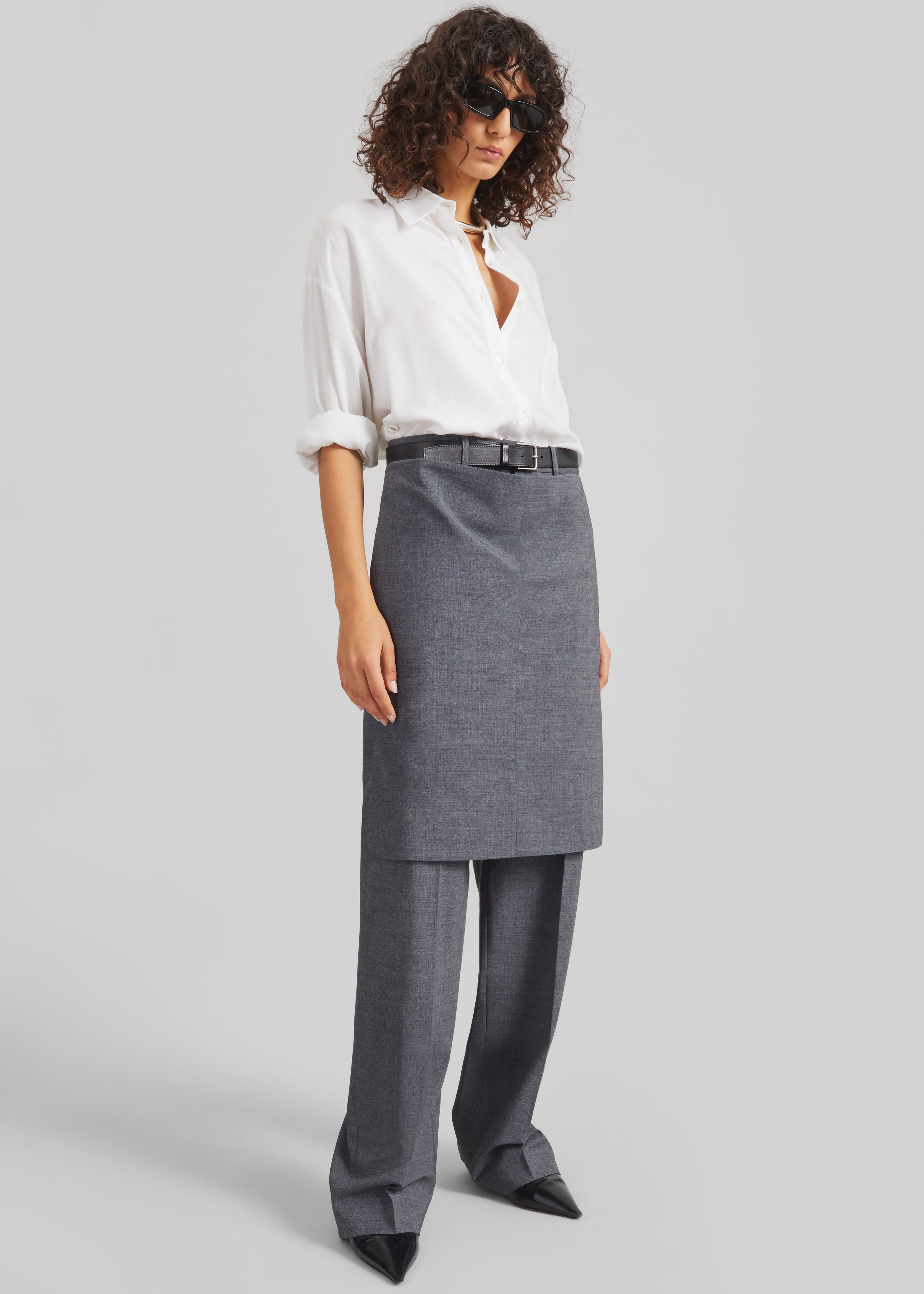 Bettter Hybrid Skirt Trouser - Grey - 6