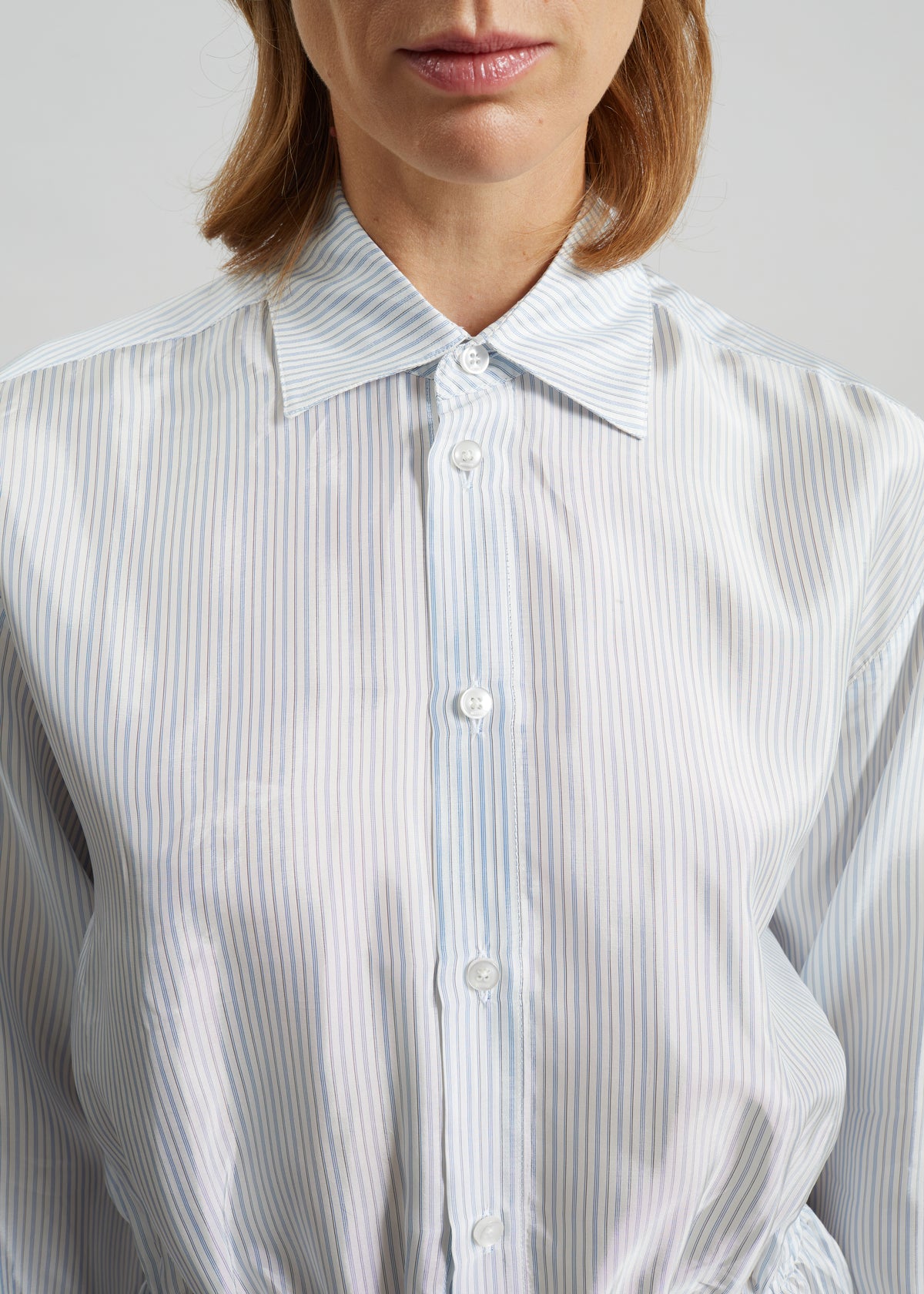 Bettter Lining Shirt Tie Bodysuit - Multicolor - 4