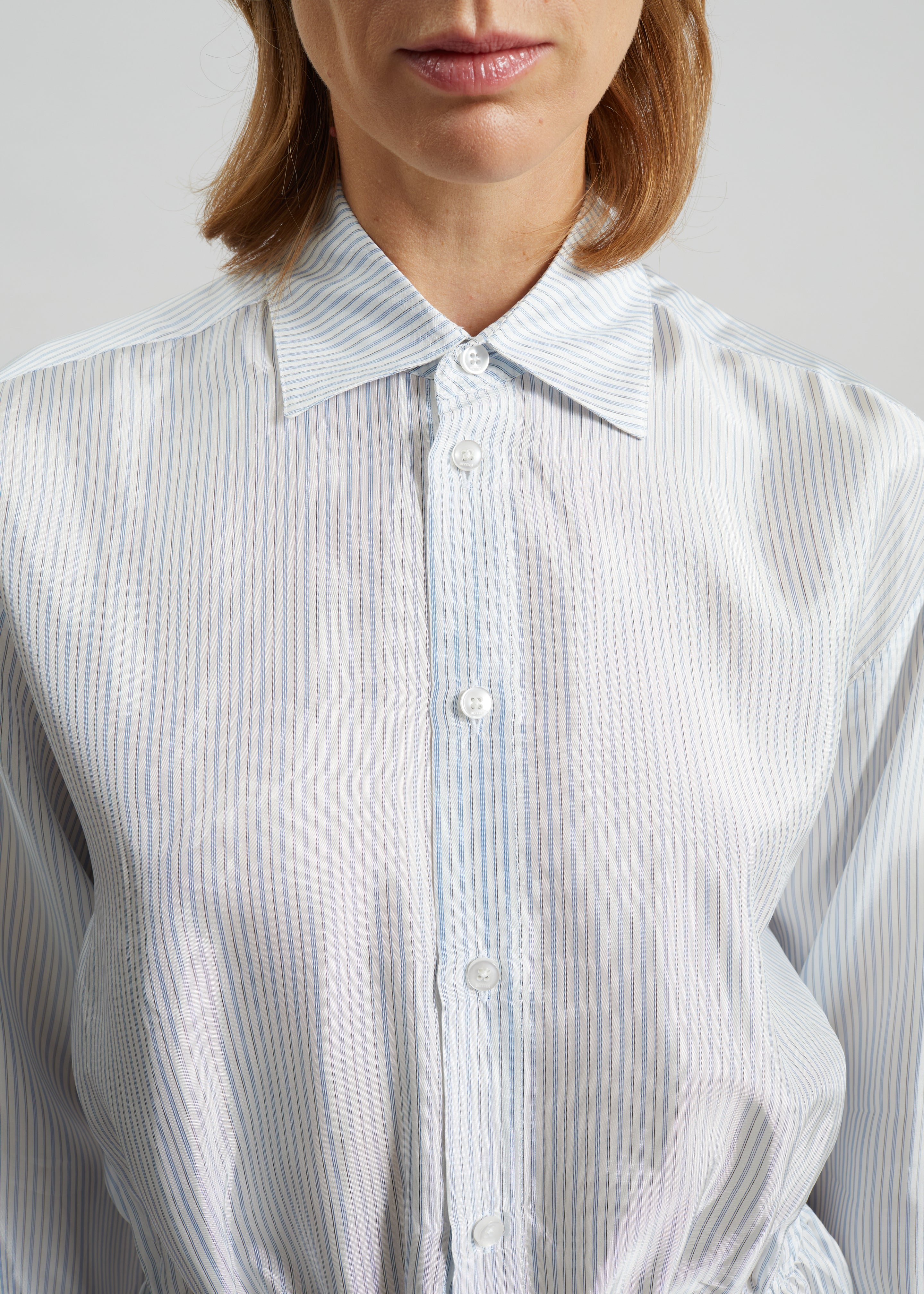 Bettter Lining Shirt Tie Bodysuit - Multicolor - 4
