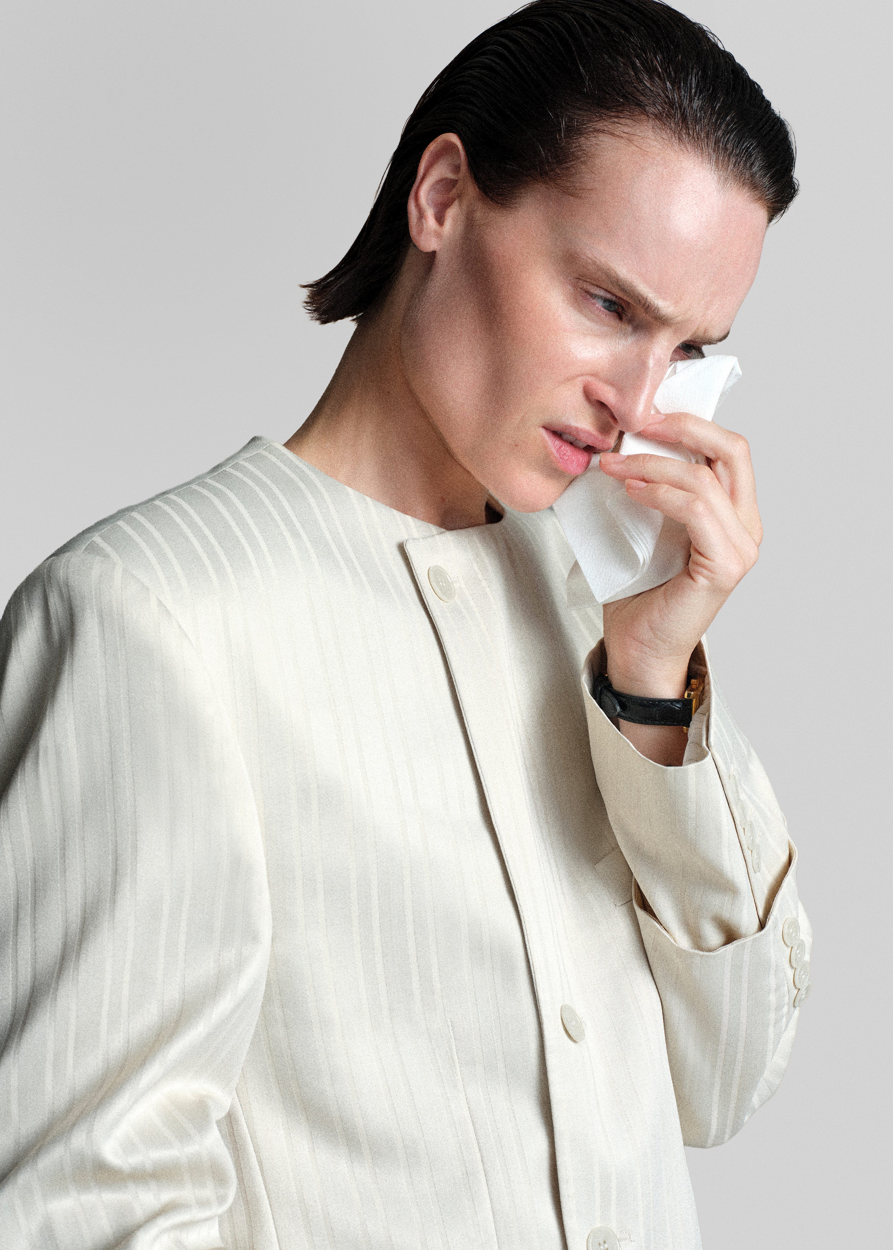 Bettter Oversized Blazer Dress - Off White - 6