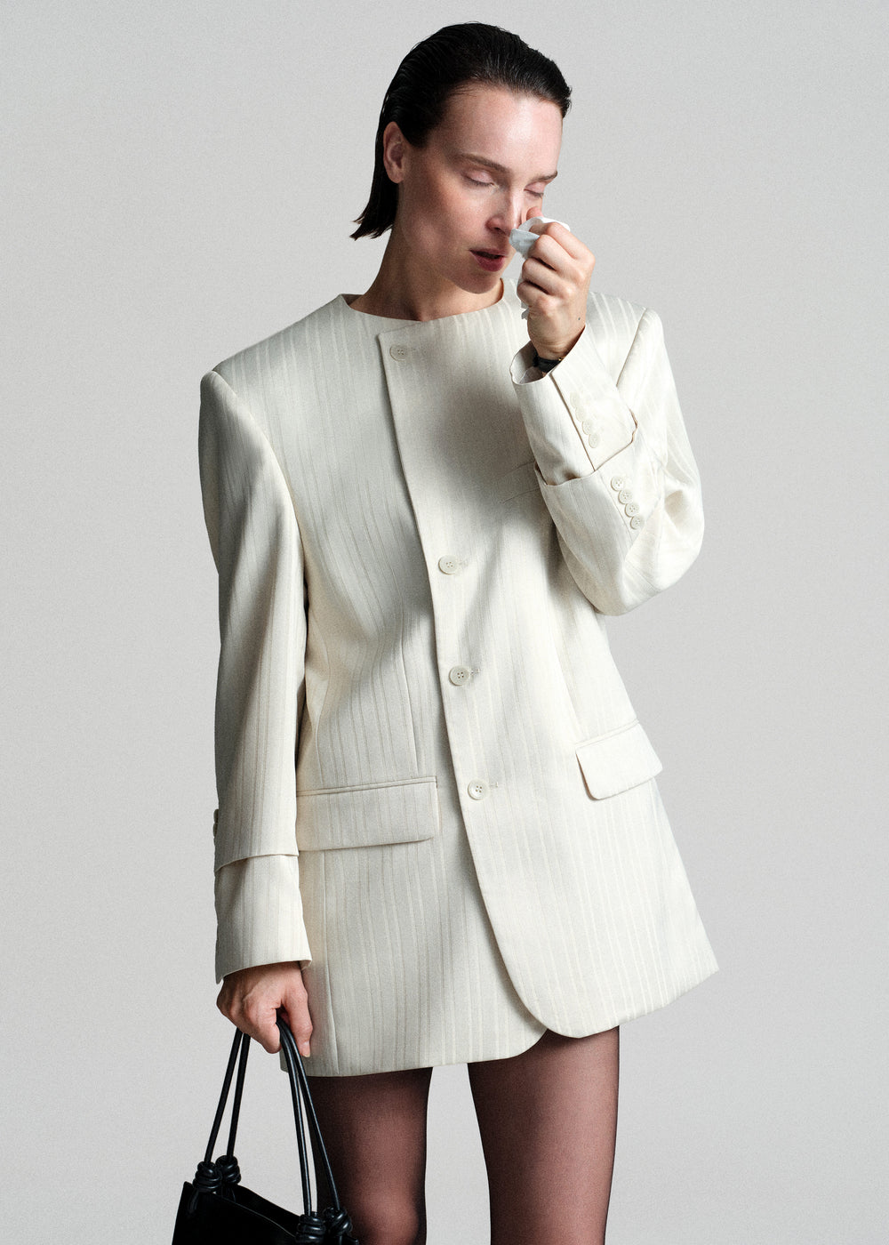 Bettter Oversized Blazer Dress - Off White