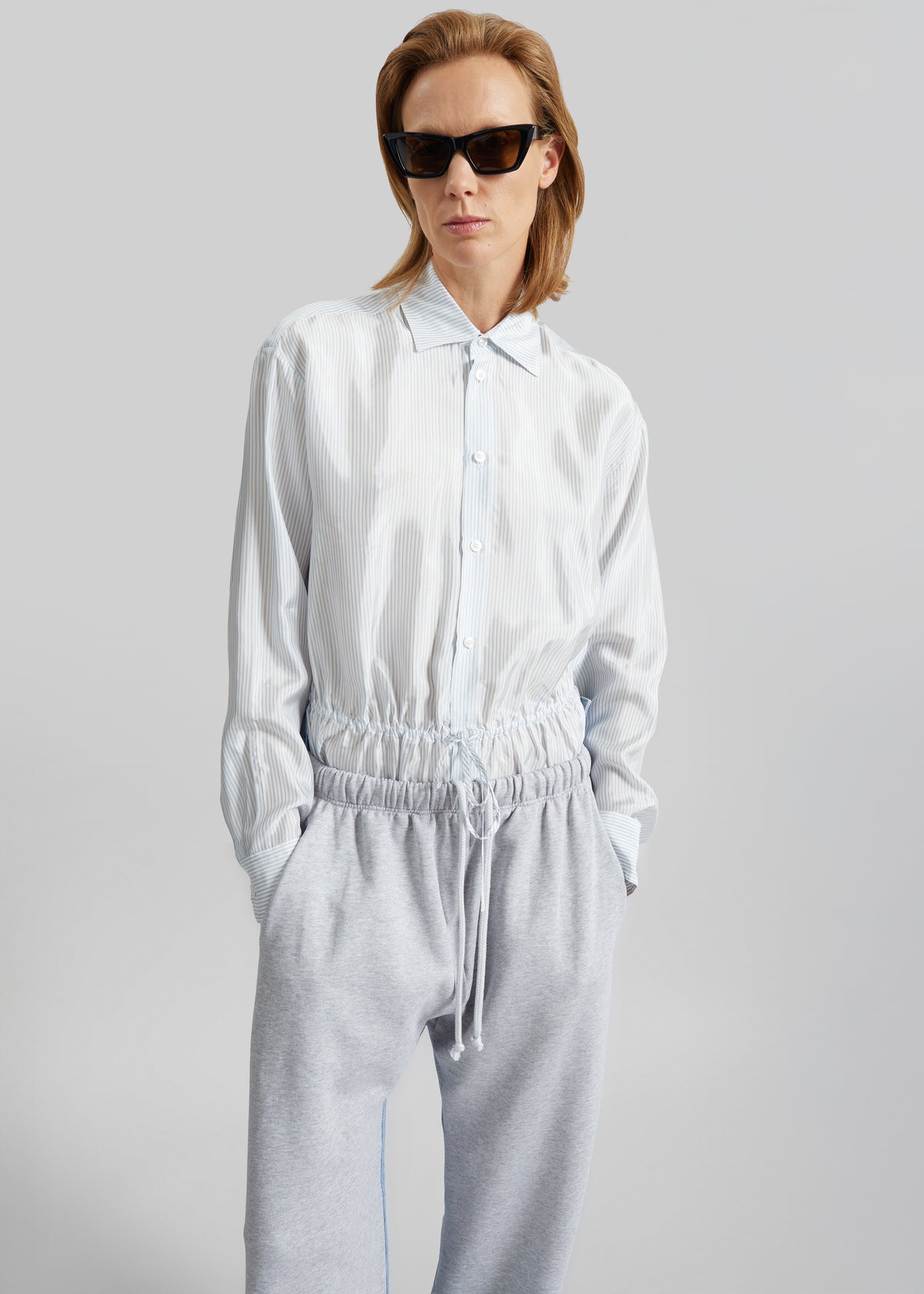 Bettter Track Denim Trousers - Grey - 7