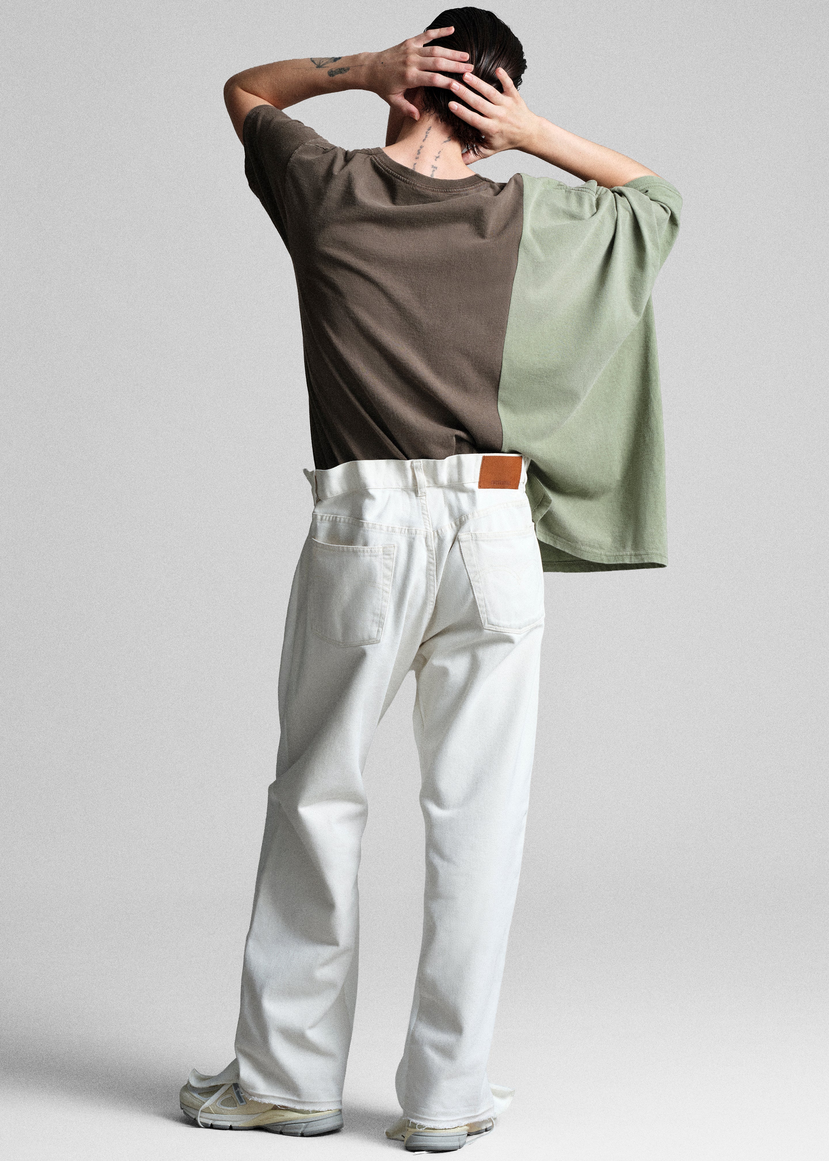 Bettter Track Denim Trousers - White - 8