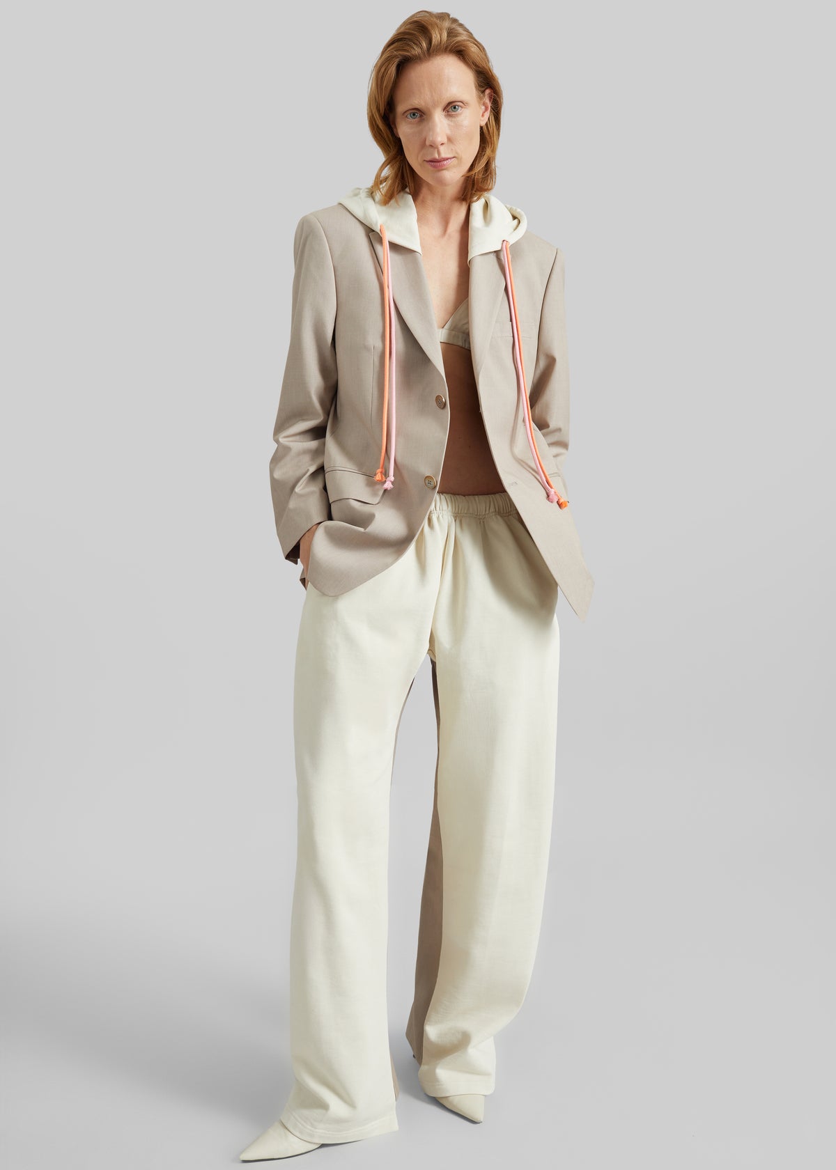 Bettter Track Suit Blazer - Tan - 1