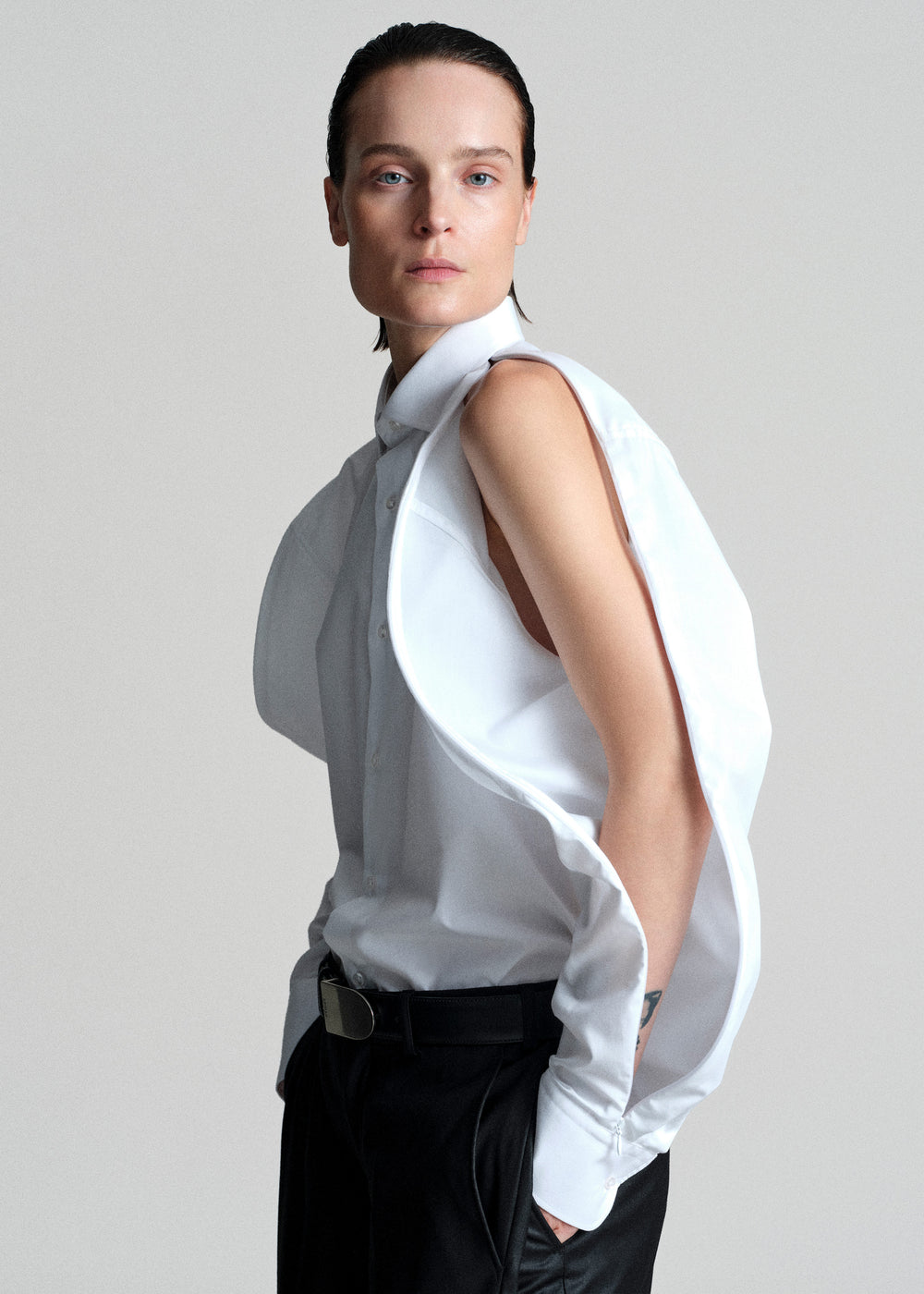 Bettter Zipped Shirt - White