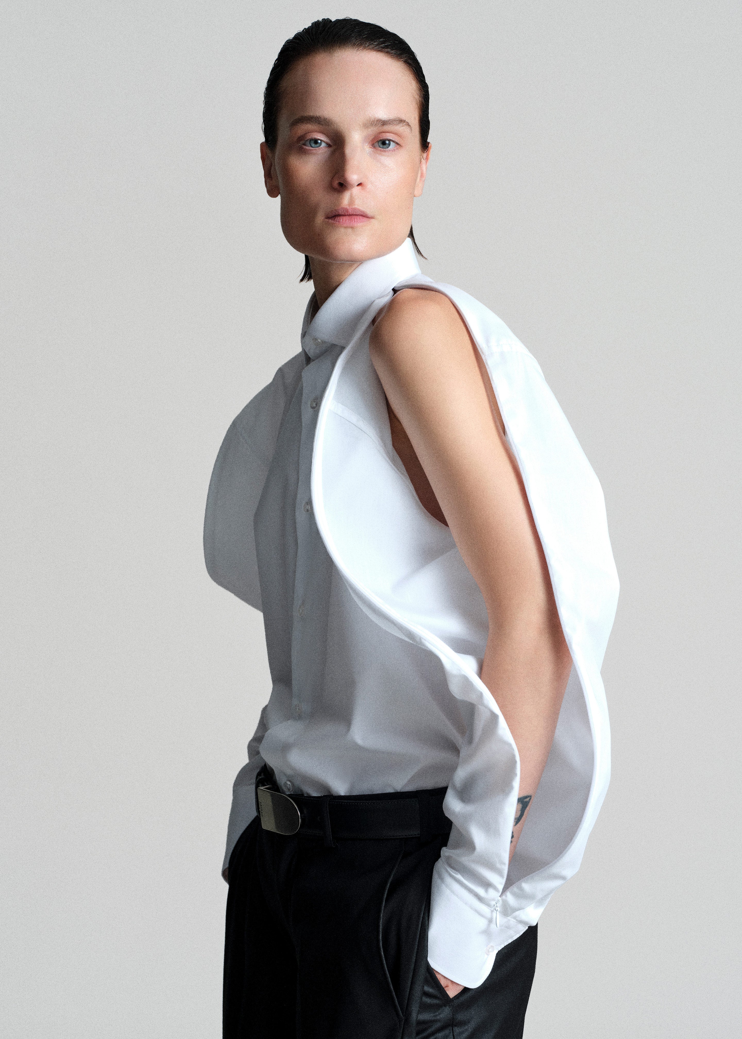 Bettter Zipped Shirt - White - 1