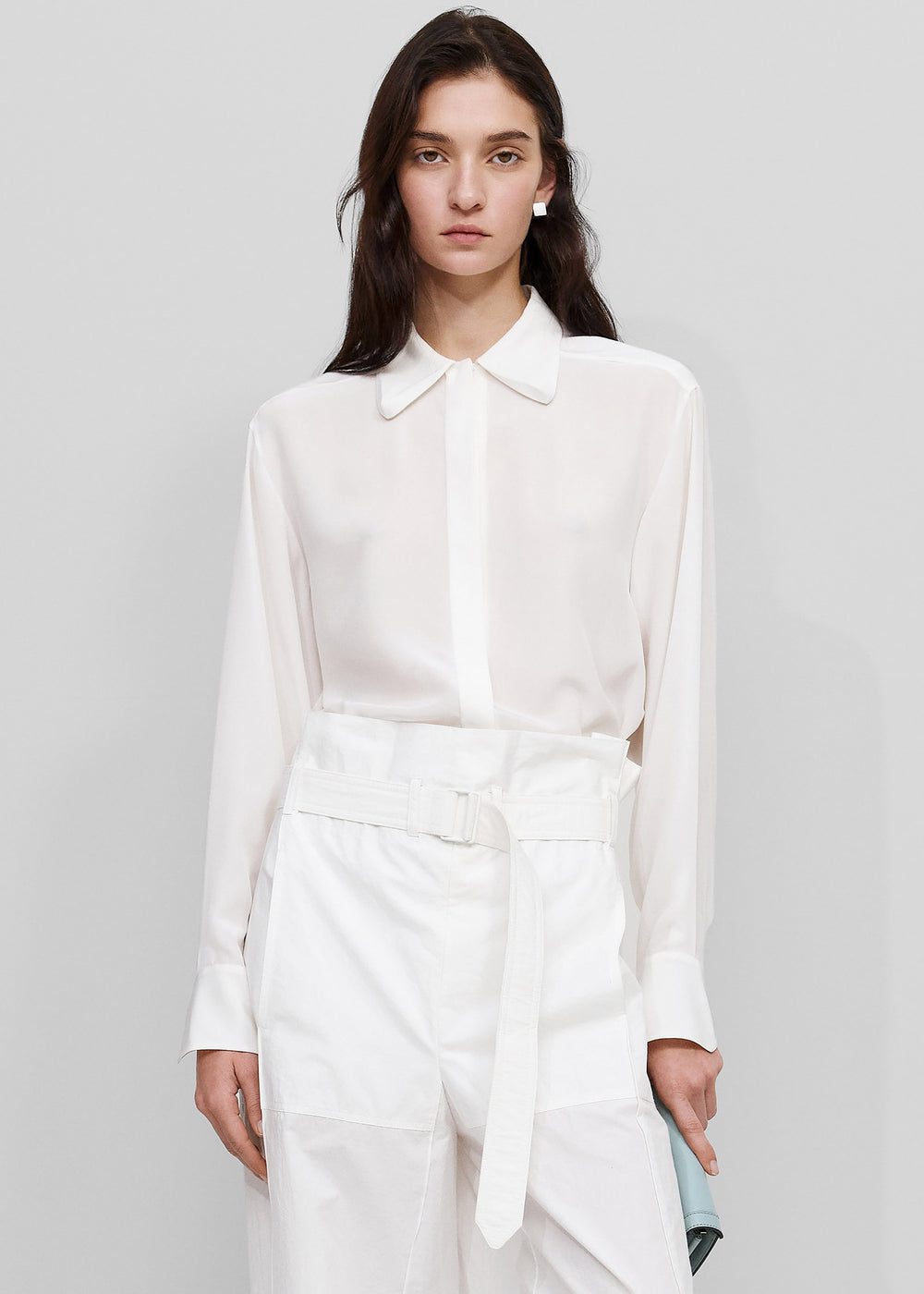 Bevza 3D-Collar Shirt - Ivory - 1